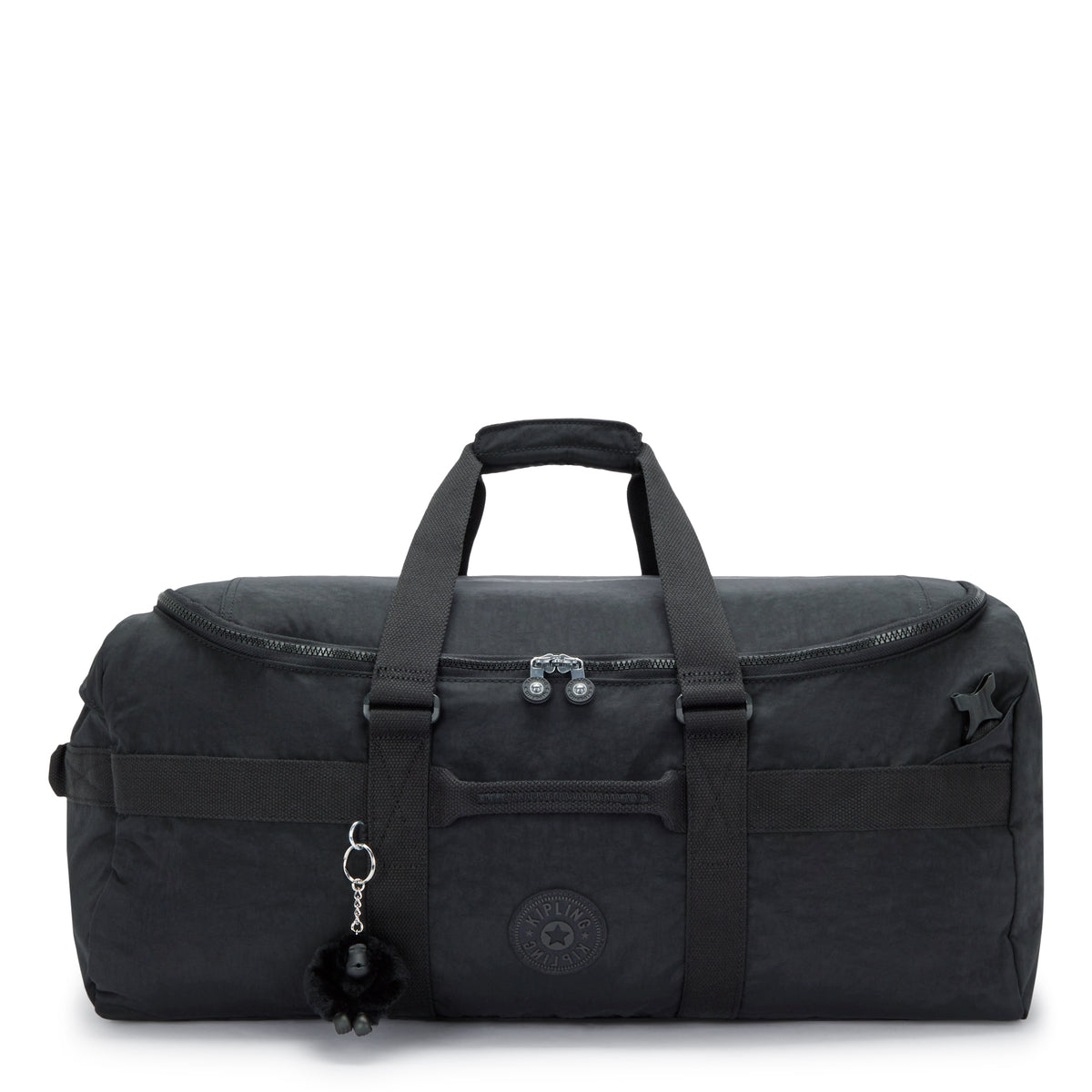 Kipling-Jonis M-Mediam Weekender (Convertable To Backpack)-Black Noir-I7893-P39