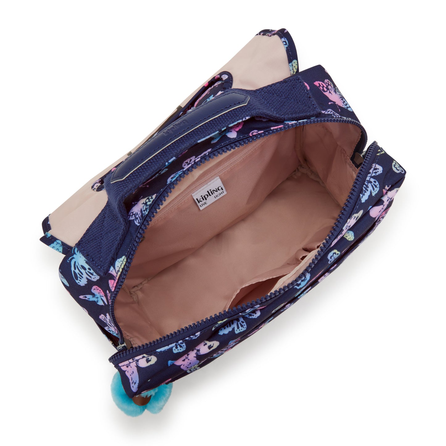 حقيبة ظهر Kipling Codie S Butterfly Fun الصغيرة C2I7910-F5K