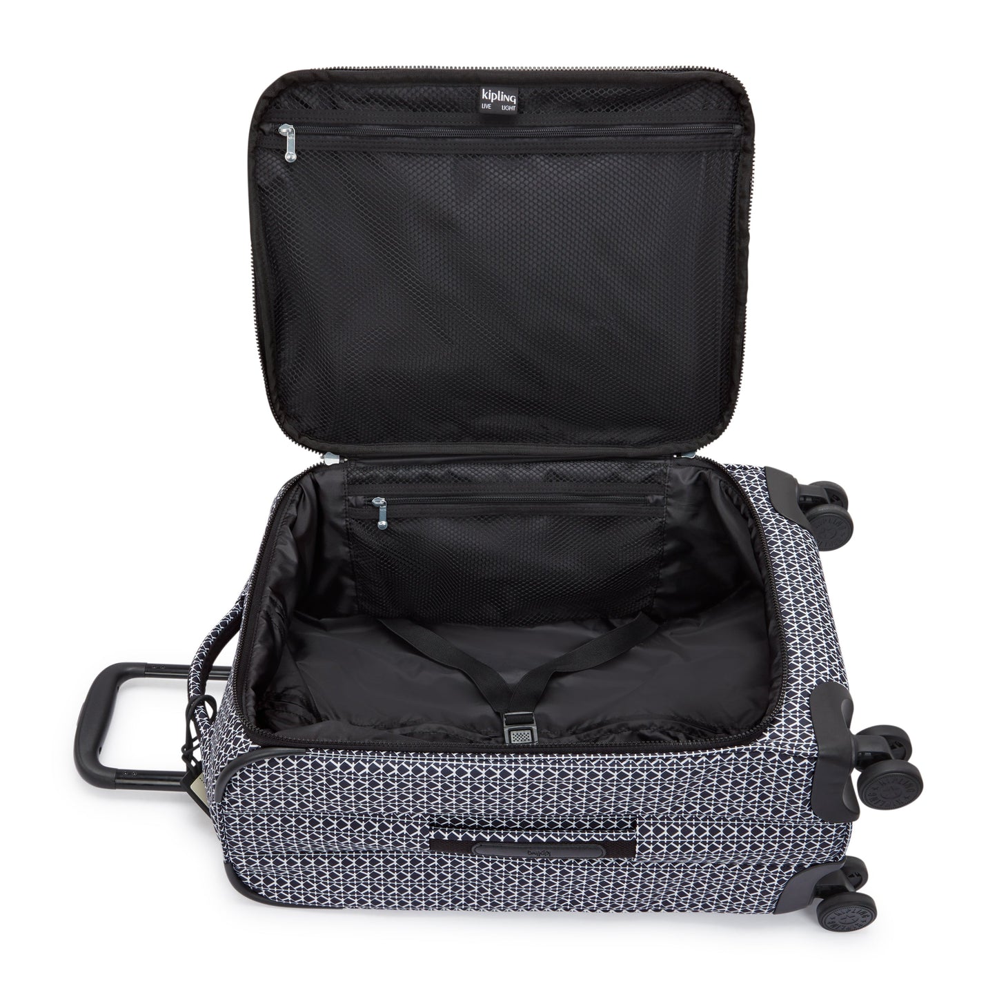 KIPLING-حقيبة سفر صغيرة الحجم بتصميم جديد Youri Spin S-طباعة مميزة-I7916-DD2