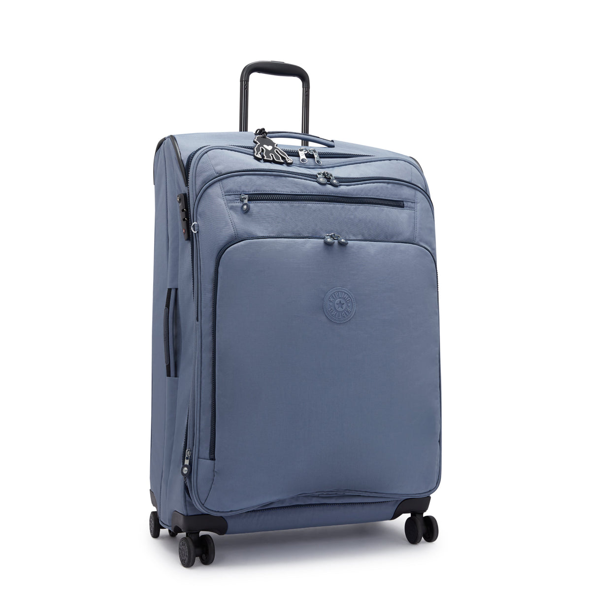 حقيبة Kipling New Youri Spin L Blue Lover كبيرة قابلة للتمدد I7930-56V