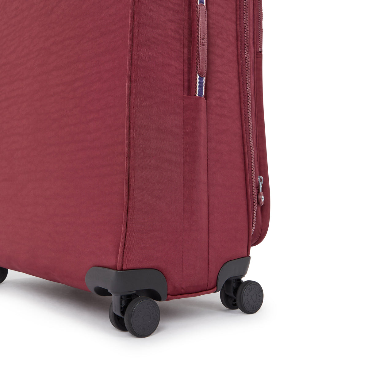 حقيبة سفر Kipling New Youri Spin L Lounge Wine كبيرة قابلة للتوسيع بعجلات I7930-5FW