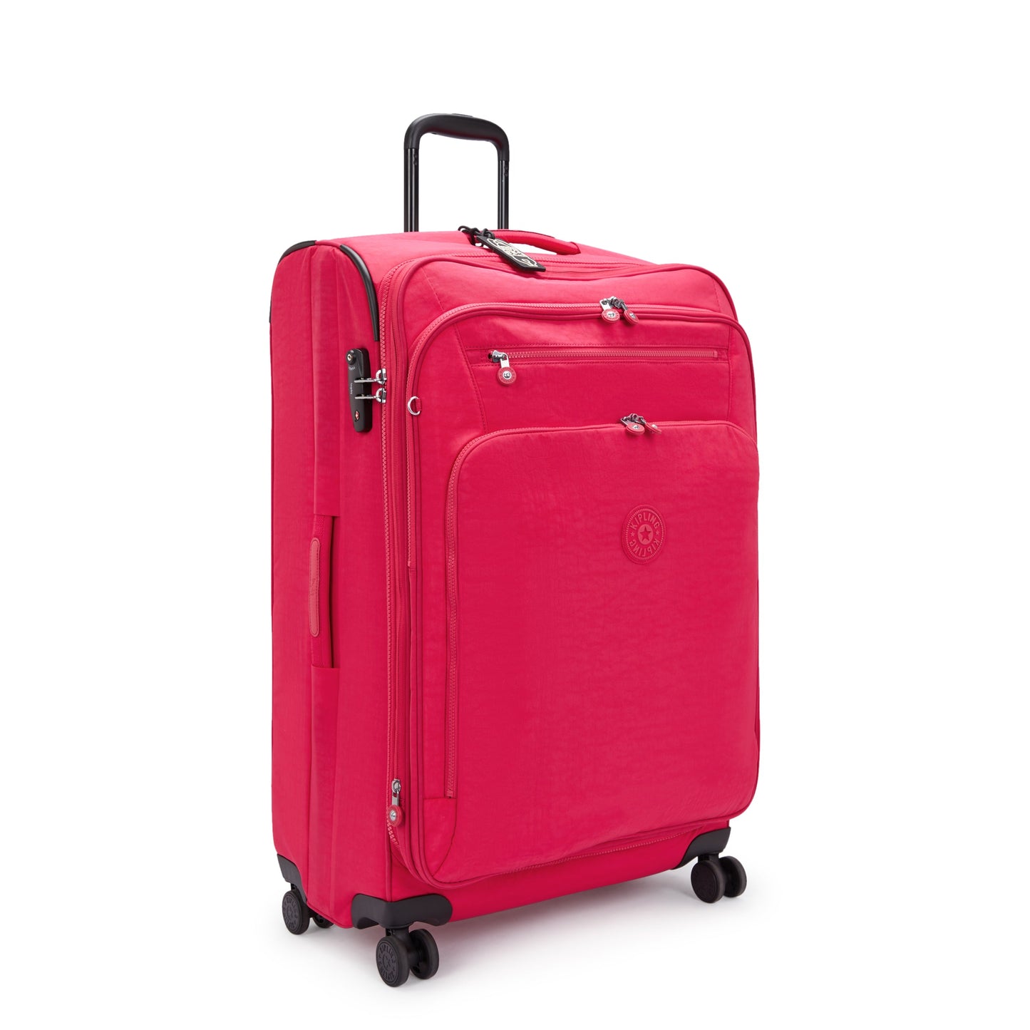 KIPLING-New Youri Spin L-حقيبة دوارة قابلة للتمدد كبيرة الحجم-لون وردي فاتح-I7930-T73