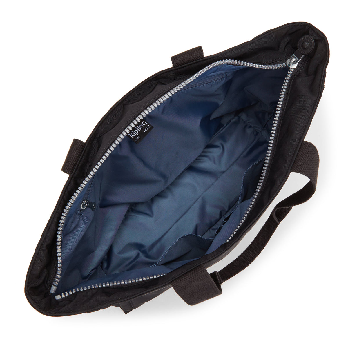 KIPLING-Nalo-حقيبة كبيرة بسحاب رئيسي - K Valley Black - I7988-X86
