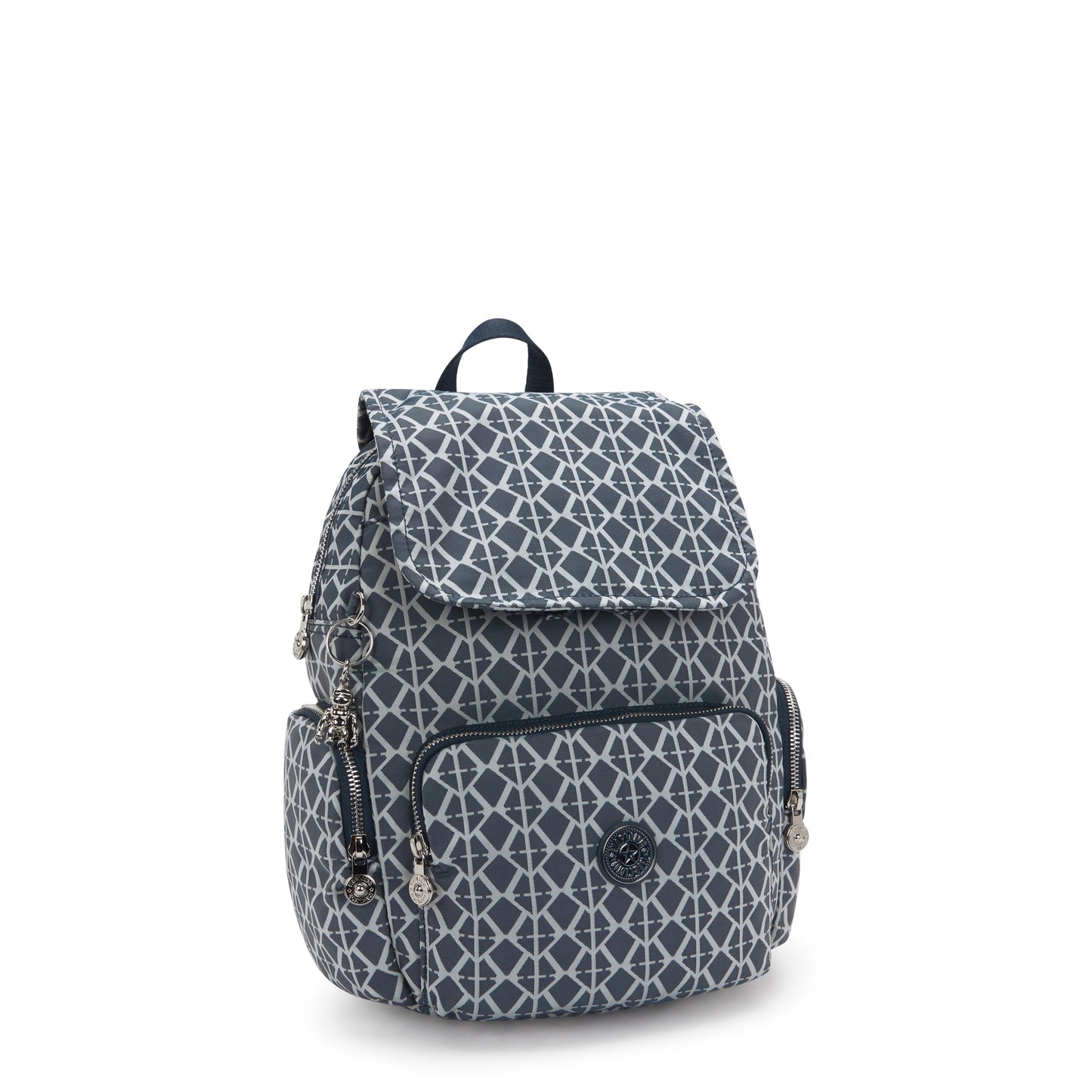 Kipling City Zip S Navy Sign Jq حقيبة ظهر صغيرة I8029-8DM
