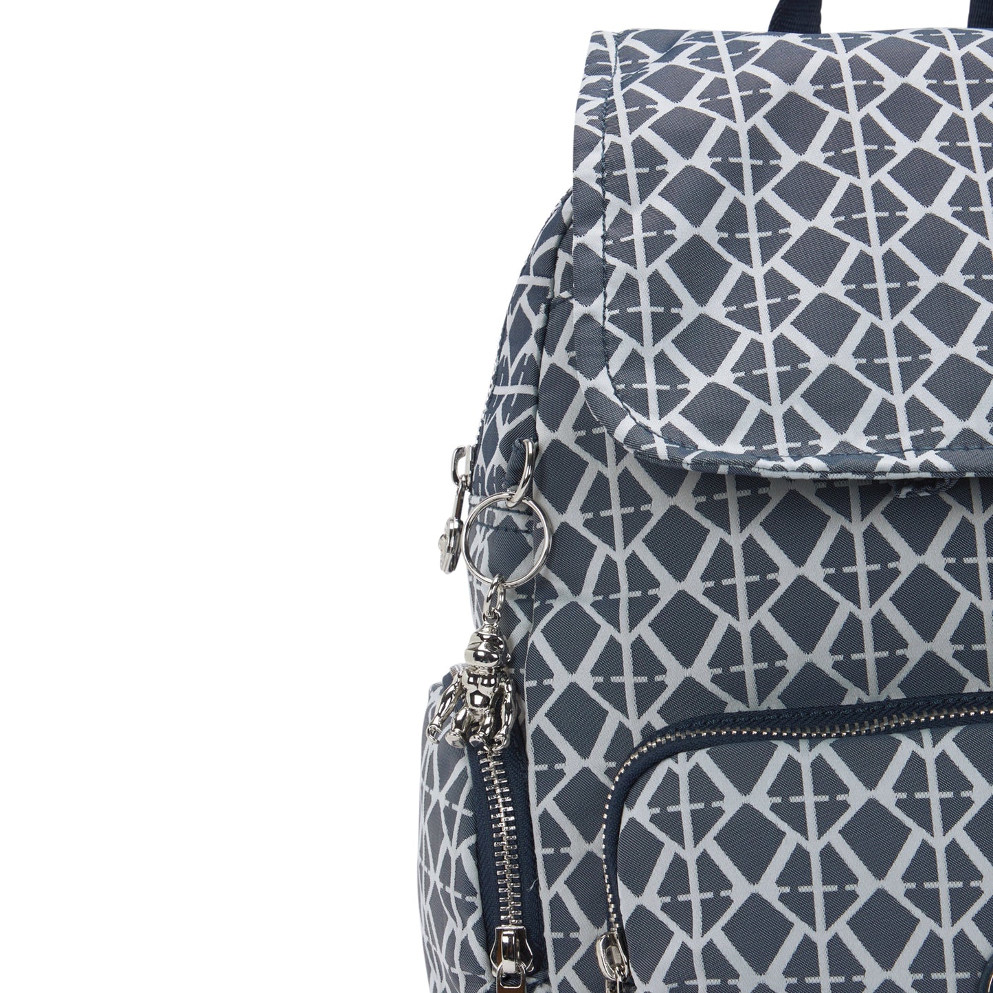Kipling City Zip S Navy Sign Jq حقيبة ظهر صغيرة I8029-8DM