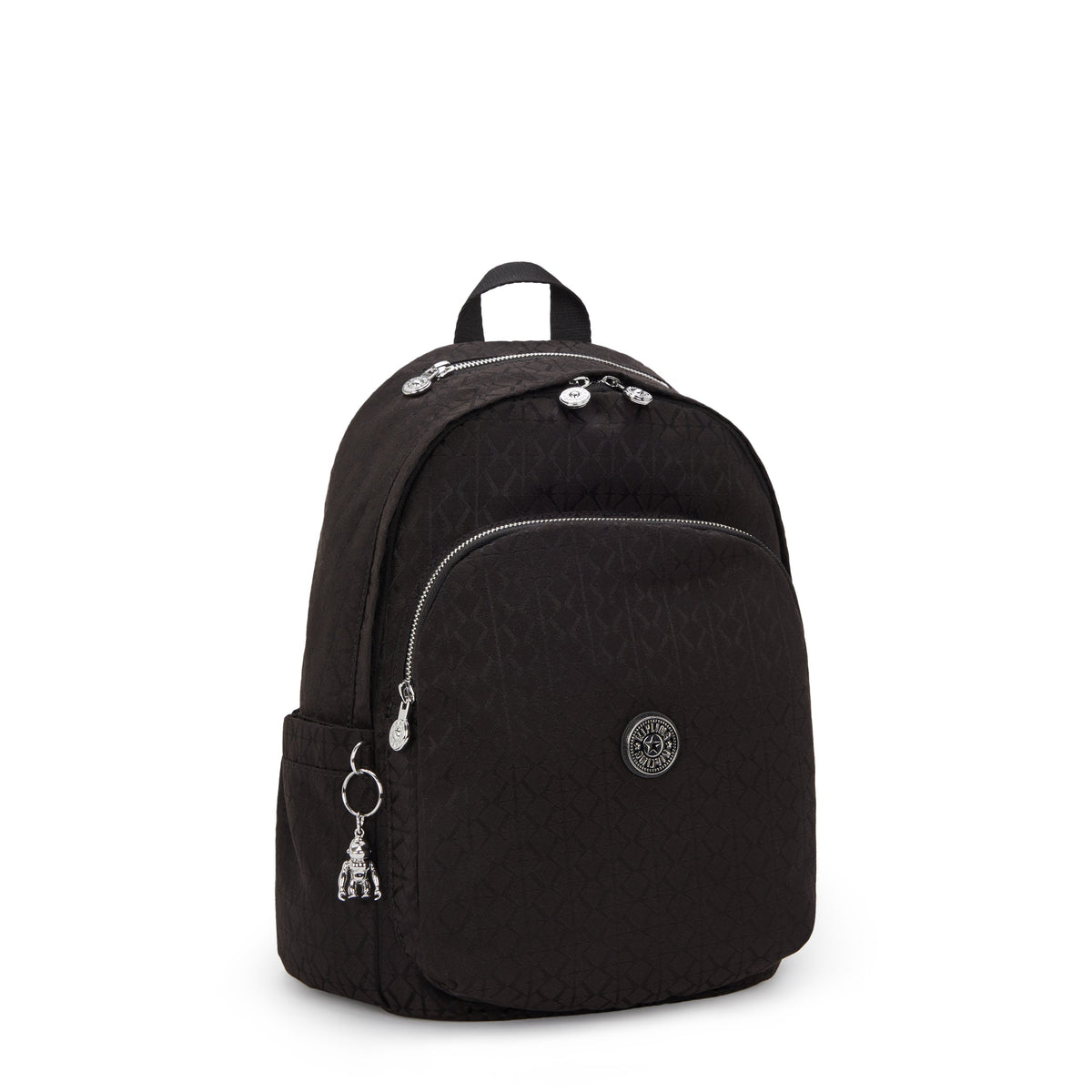 Kipling Delia Noir Sign Jq Medium Backpack I8034-4NW