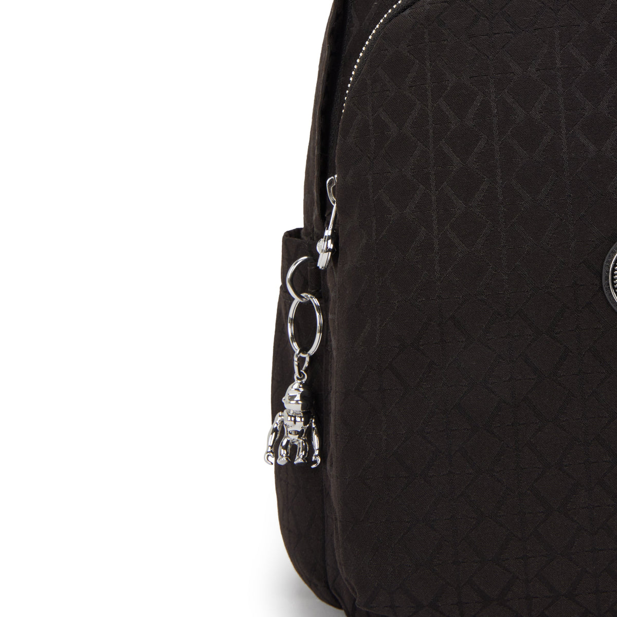 Kipling Delia Noir Sign Jq Medium Backpack I8034-4NW