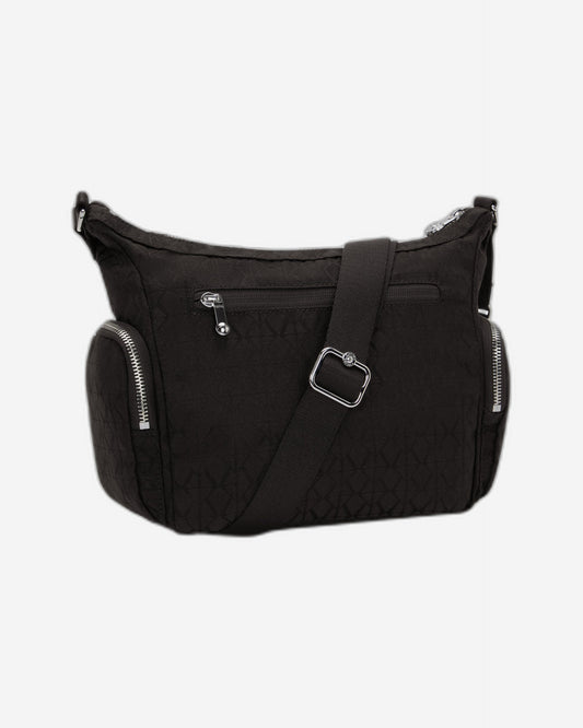 حقيبة كتف متوسطة KIPLING Gabb S Noir Sign Jq I8039-4NW