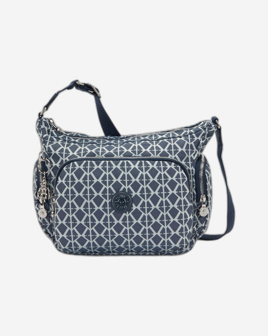 Kipling Gabb S Navy Sign Jq Medium حقيبة كروسبودي I8039-8DM