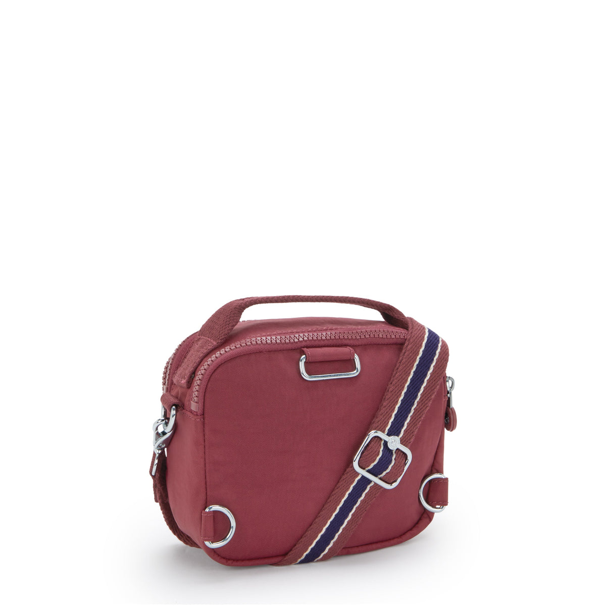 Kipling Cahir Lounge Wine حقيبة كروسبودي صغيرة (قابلة للتحويل إلى حقيبة ظهر) I8061-5FW