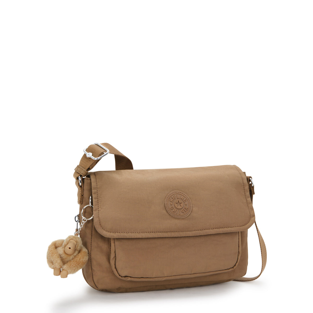 حقيبة كروسبودي متوسطة Kipling Dalma Early Tan (مع سحاب قابل للتوسيع) I8123-7CN