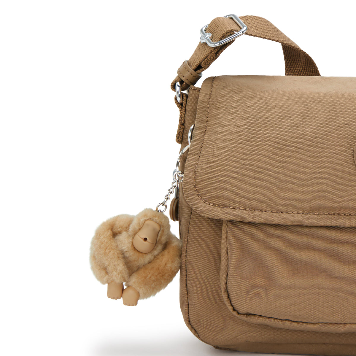 حقيبة كروسبودي متوسطة Kipling Dalma Early Tan (مع سحاب قابل للتوسيع) I8123-7CN