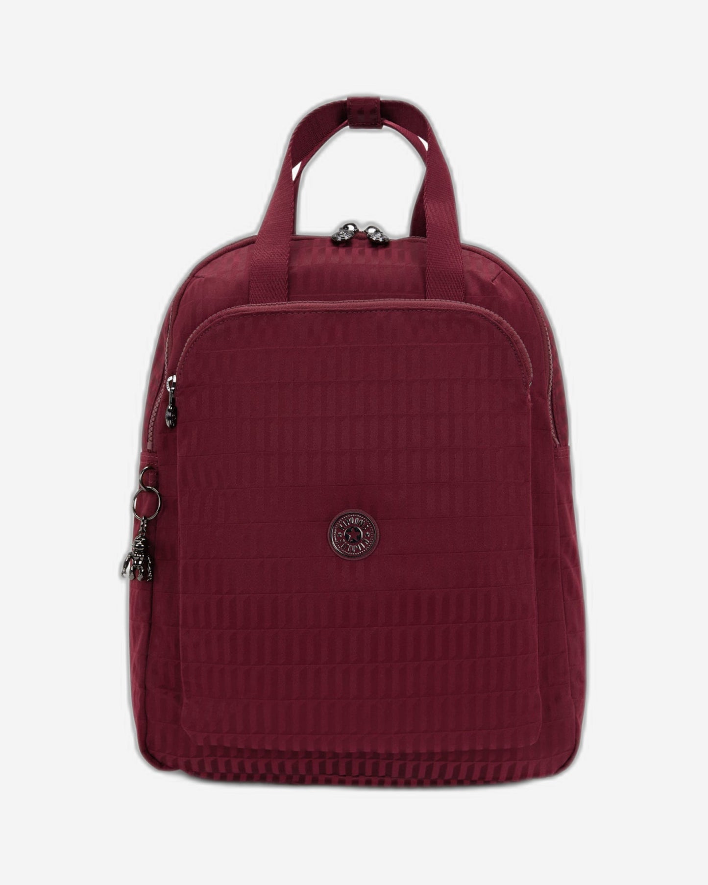 حقيبة ظهر Kipling Kazuki L Maroon Tile Jq Large (مع جيب للكمبيوتر المحمول) I8227-9HX