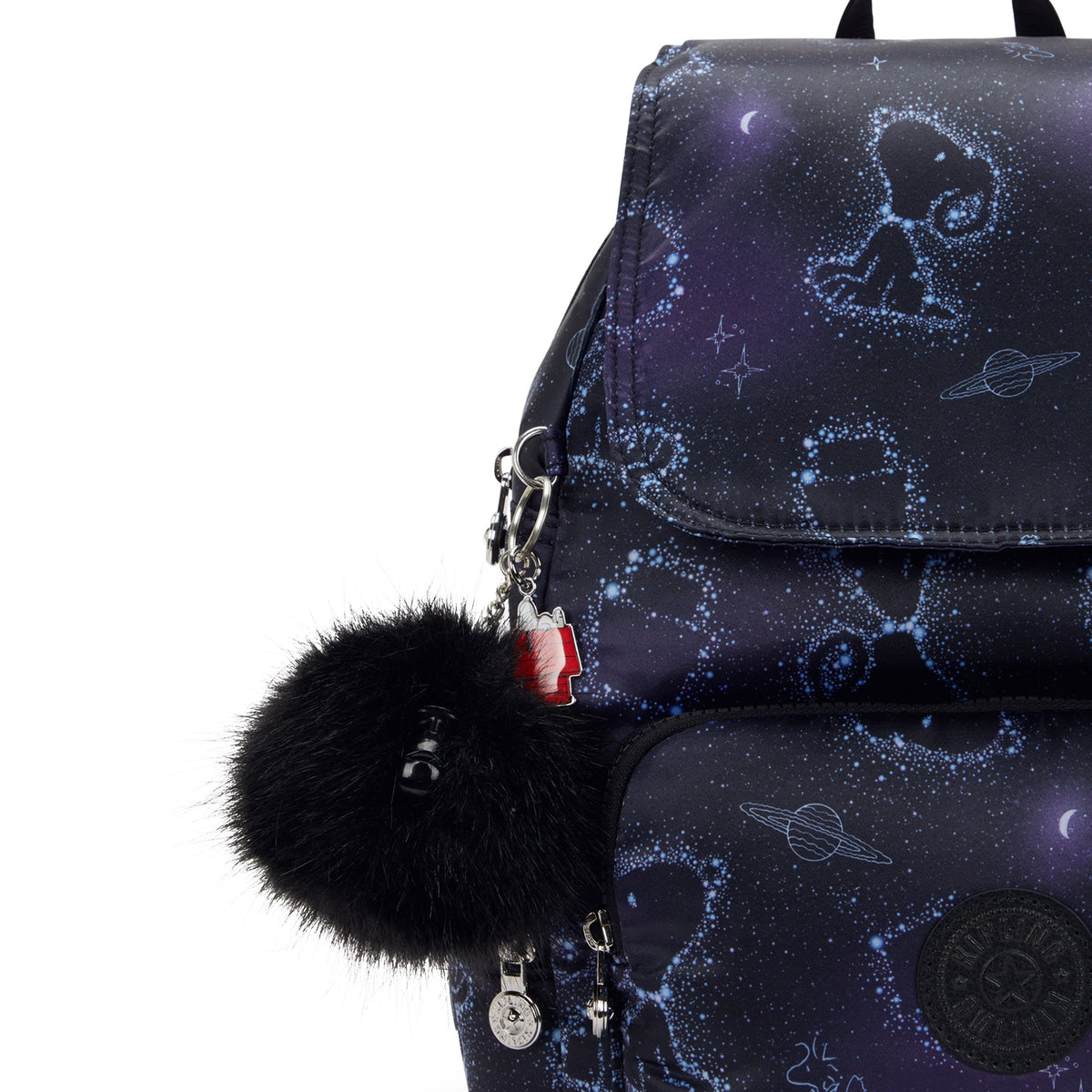 حقيبة ظهر صغيرة Kipling Peanuts City Zip S Weightless Star طراز I8254-3PW