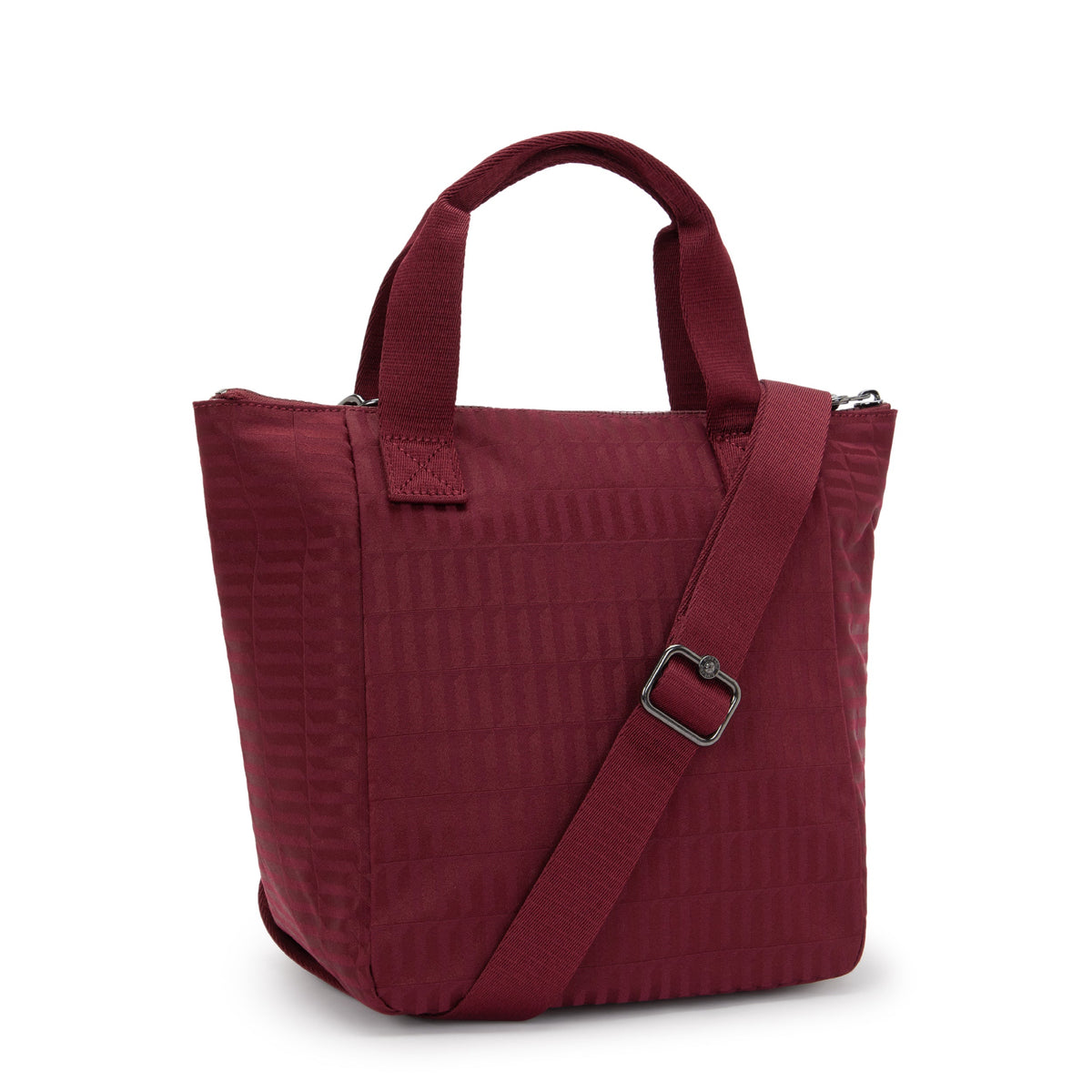 Kipling Awakea Maroon Tile Jq حقيبة غداء متوسطة (مع حزام كتف قابل للإزالة) I8630-9HX