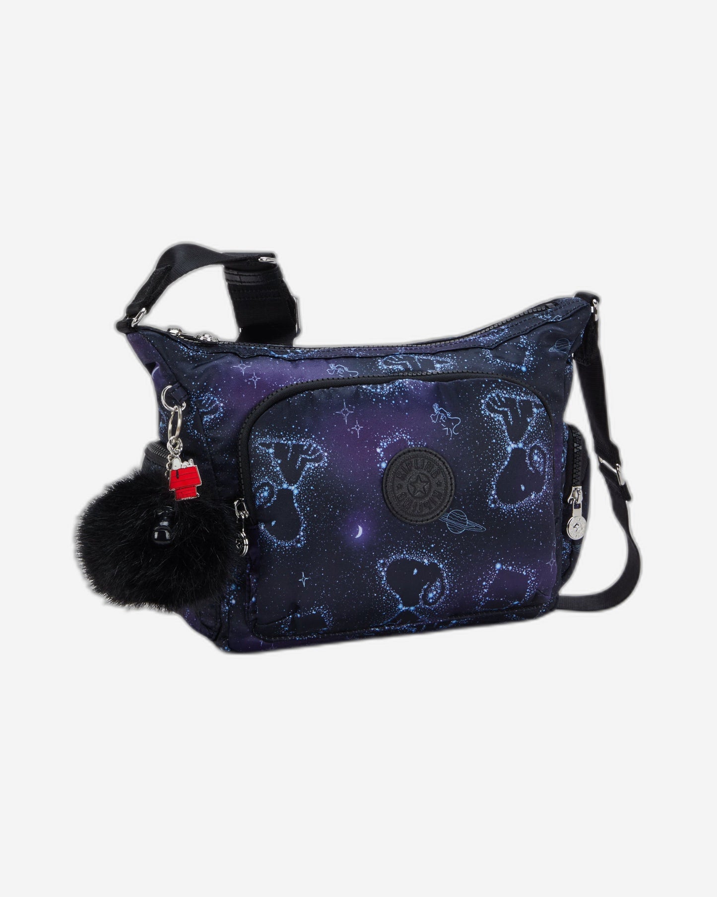 Kipling Peanuts Gabb S حقيبة كروسبودي متوسطة الوزن خفيفة الوزن I9663-3PW