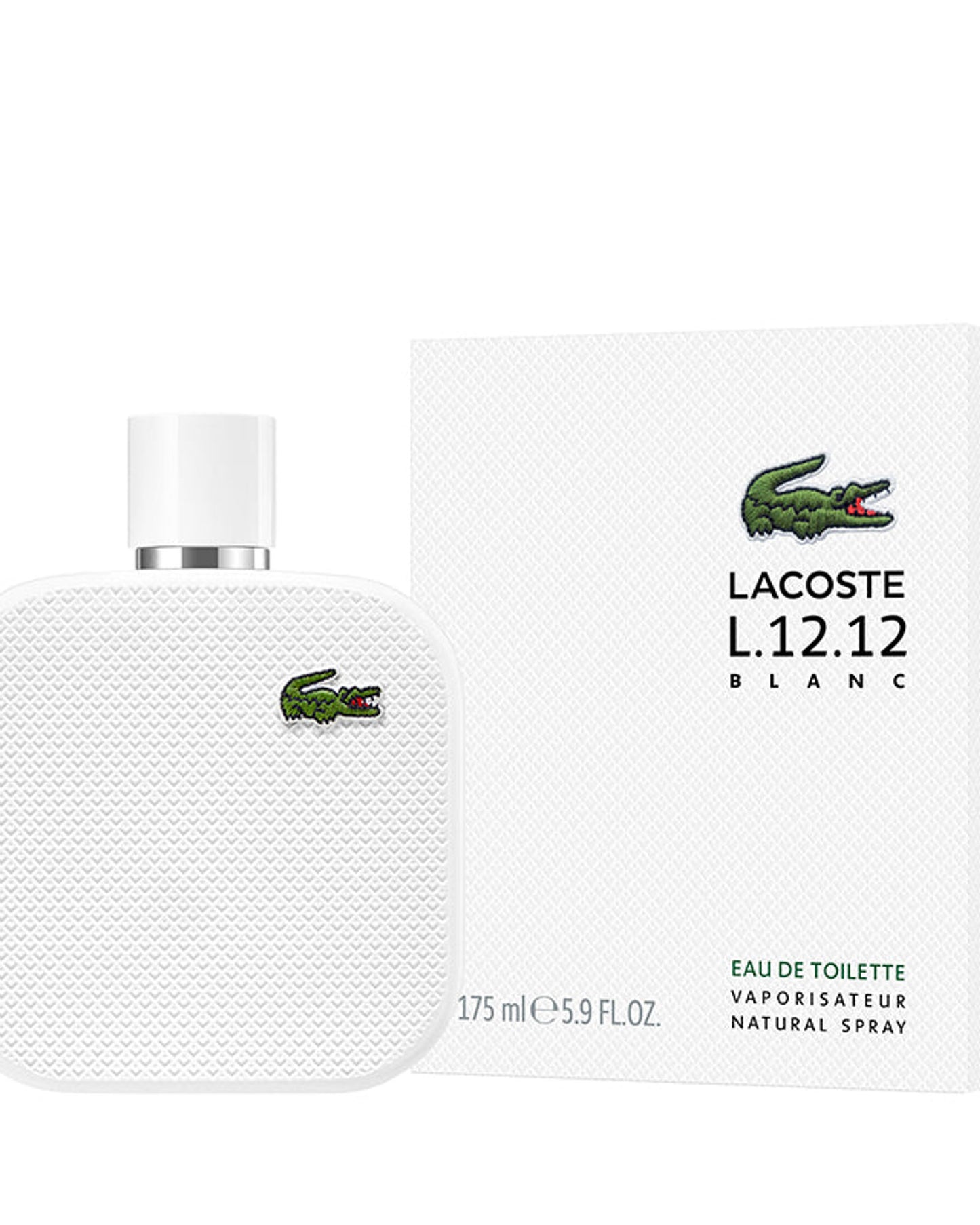عطر لاكوست L12.12 بلانك او دي تواليت للرجال، 175 مل، بخاخ طبيعي