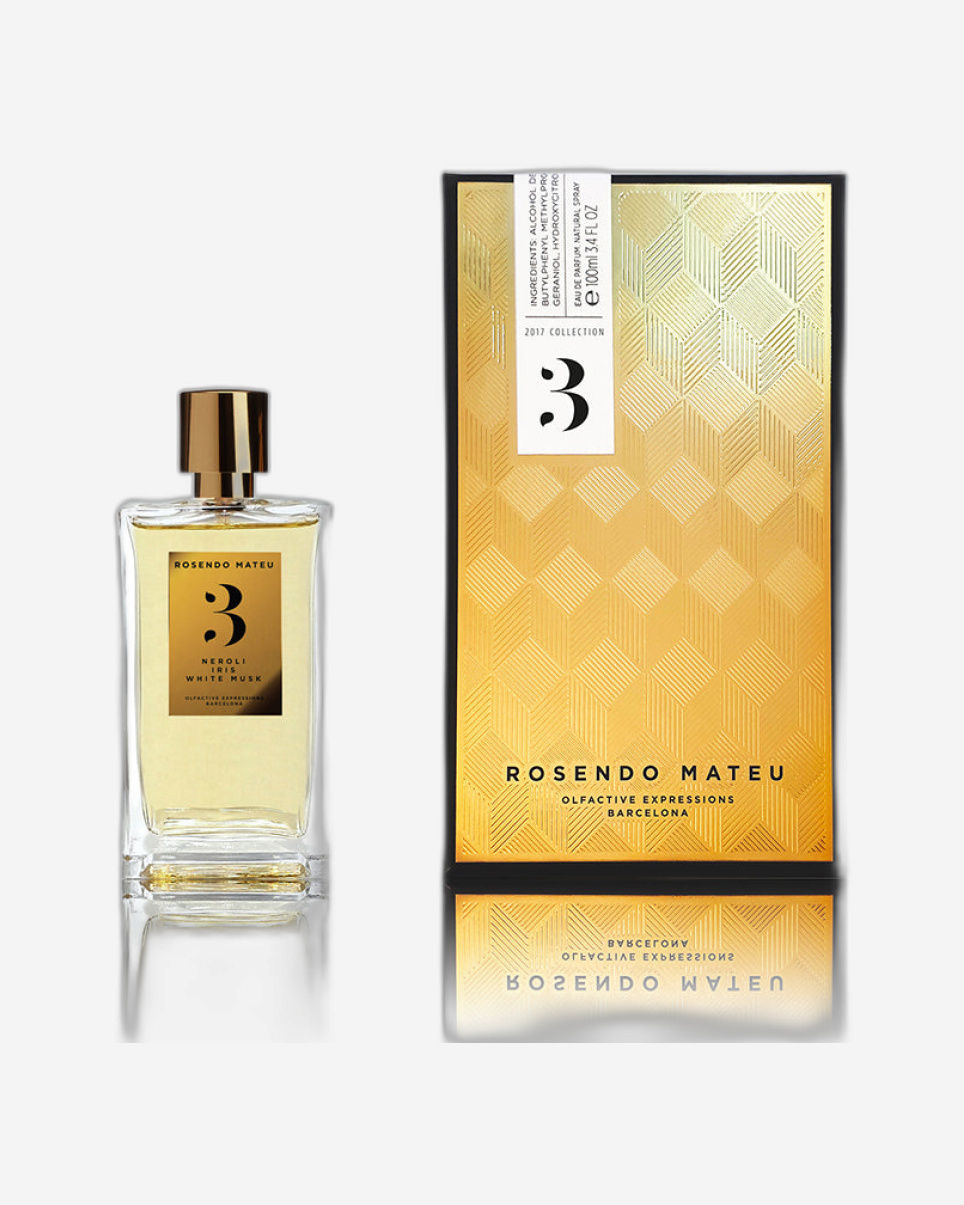 عطر روزيندو ماتيو رقم 3 زهر البرتقال والسوسن والمسك الأبيض للجنسين 100 مل بخاخ طبيعي