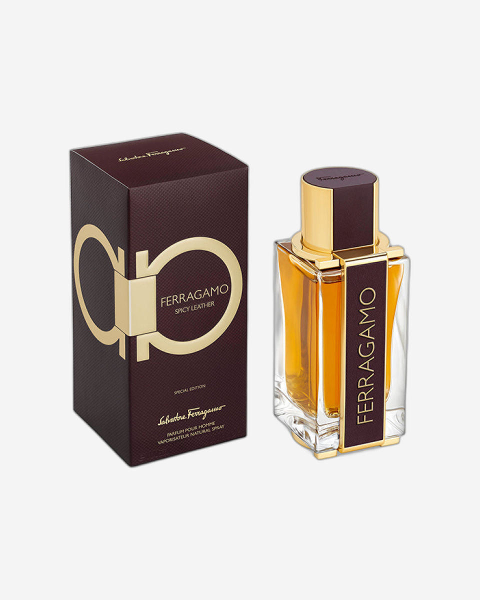 سالفاتور فيراغامو سبايسي ليذر للرجال بخاخ طبيعي EDP 100 مل