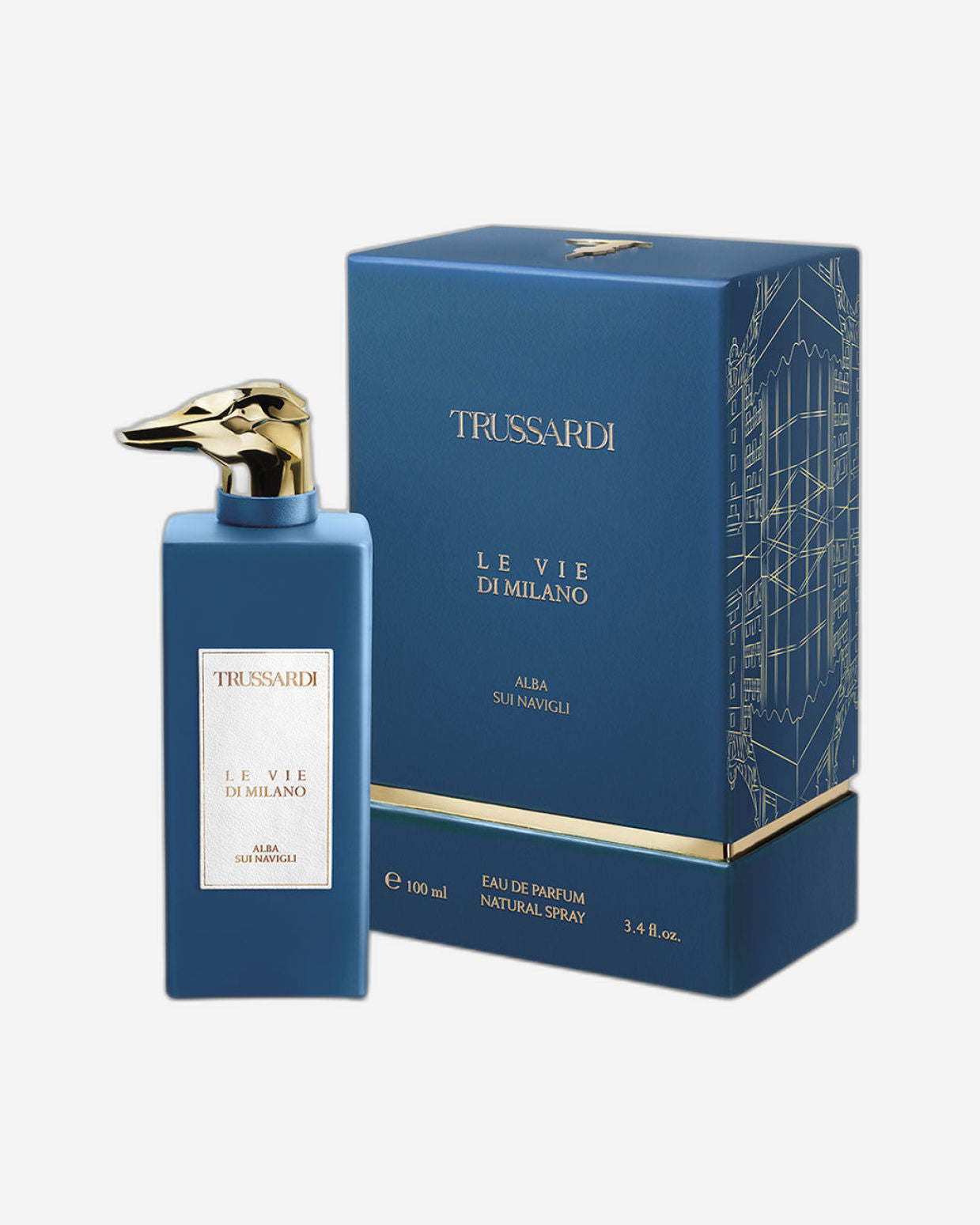 TRUSSARDI LE VIE DI MILANO-SUNRISE ON THE CANALS "ALBA SUI NAVIGLI" ماء عطر 100 مل رذاذ طبيعي