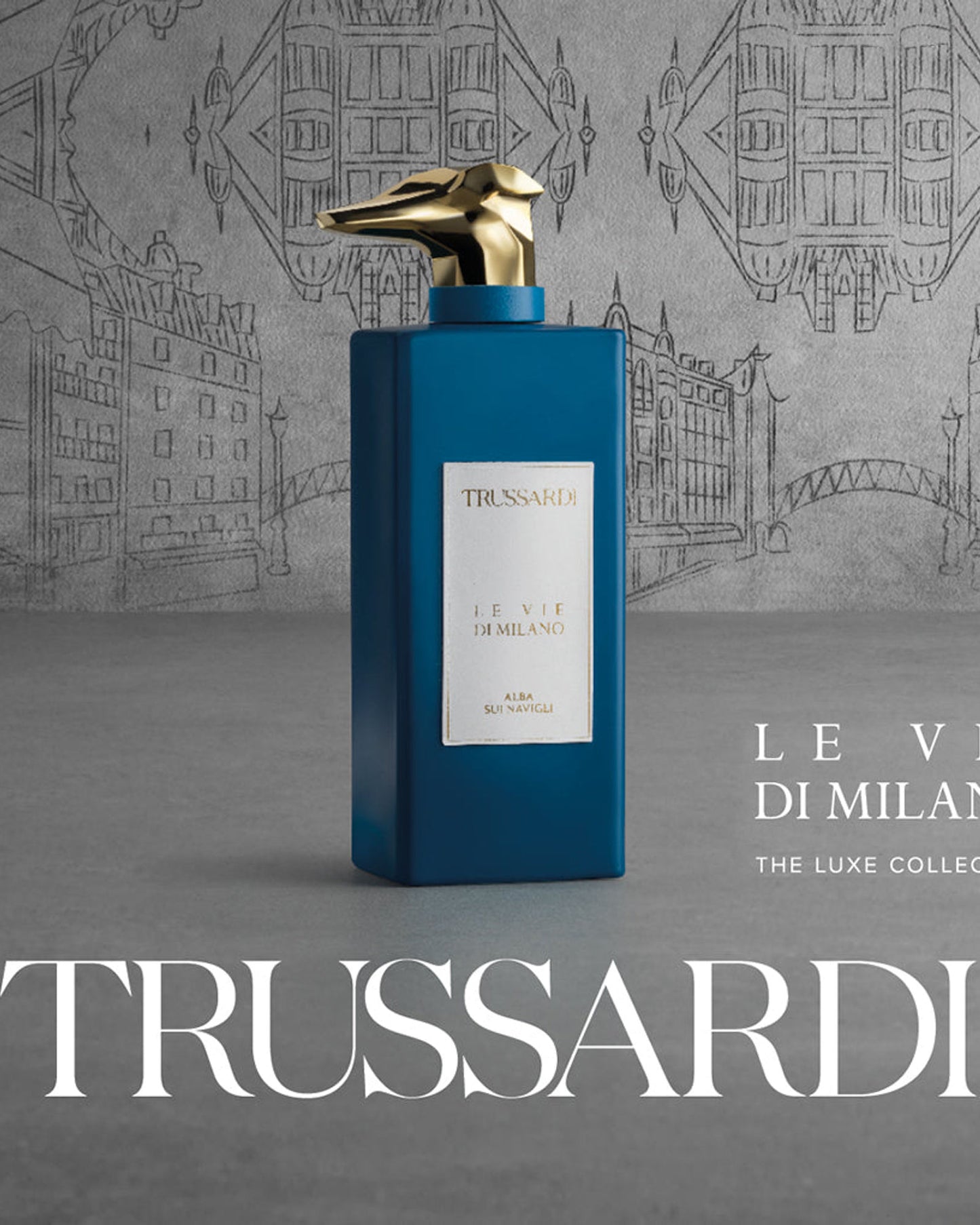 TRUSSARDI LE VIE DI MILANO-SUNRISE ON THE CANALS "ALBA SUI NAVIGLI" ماء عطر 100 مل رذاذ طبيعي