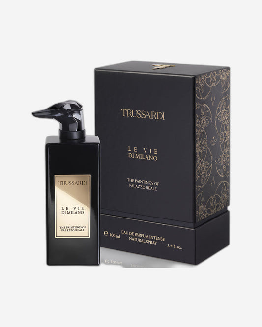 TRUSSARDI LE VIE DI MILANO-THE PAINTING OF PALAZZO REALE "LE OPERE DI PALAZZO REALE" ماء عطر مركز 100 مل رذاذ طبيعي