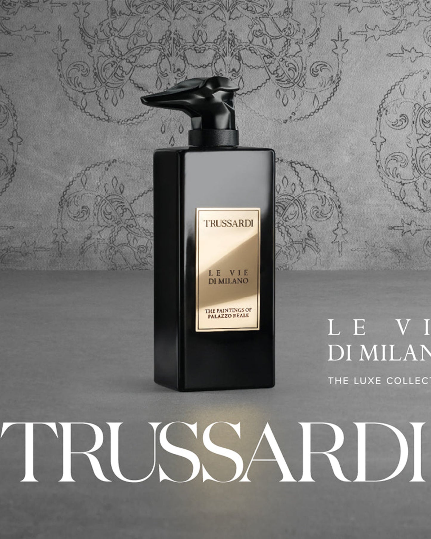 TRUSSARDI LE VIE DI MILANO-THE PAINTING OF PALAZZO REALE "LE OPERE DI PALAZZO REALE" ماء عطر مركز 100 مل رذاذ طبيعي