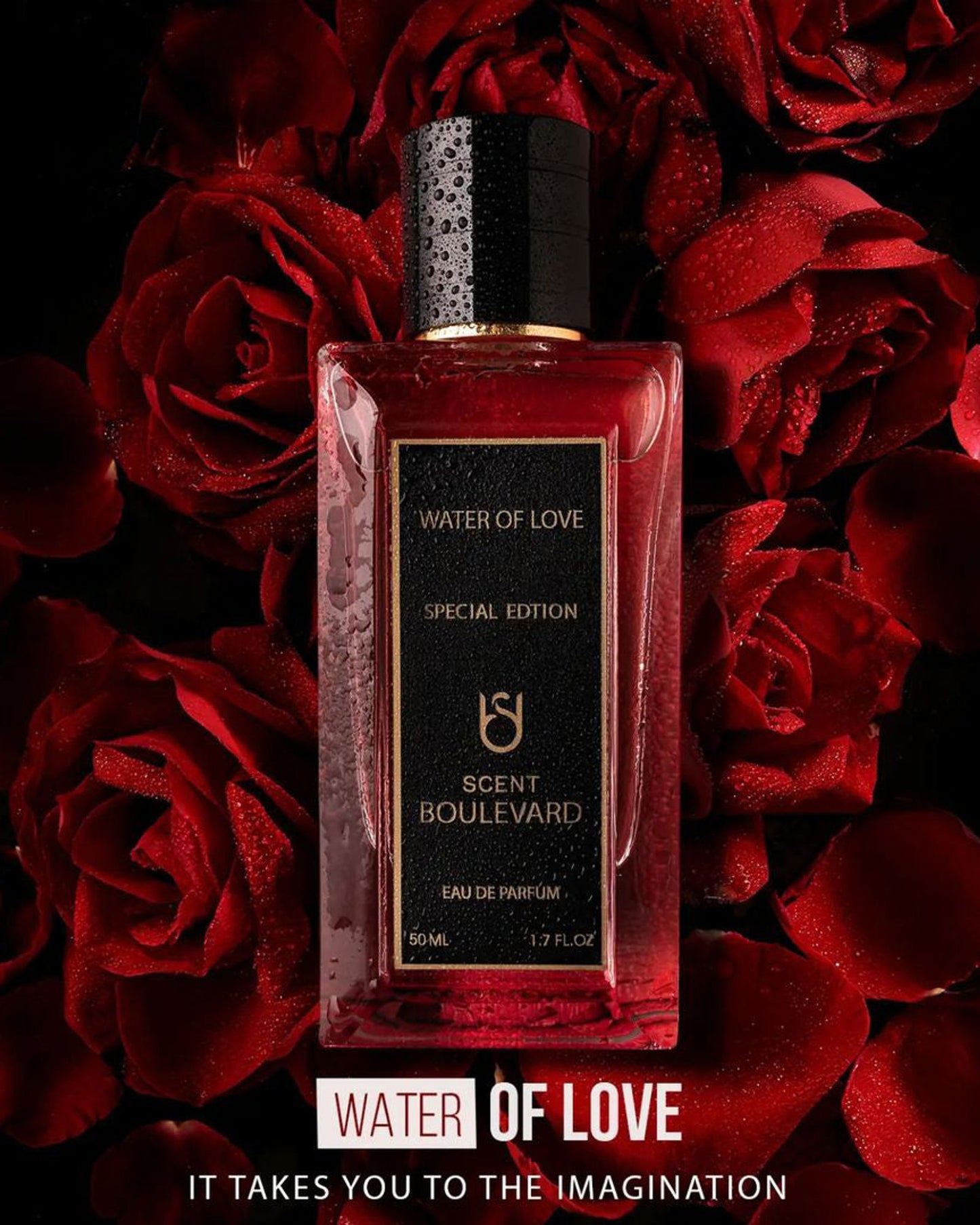 عطر بوليفارد ووتر أوف لوف أو دو بارفان إصدار خاص للنساء 50 مل بخاخ طبيعي