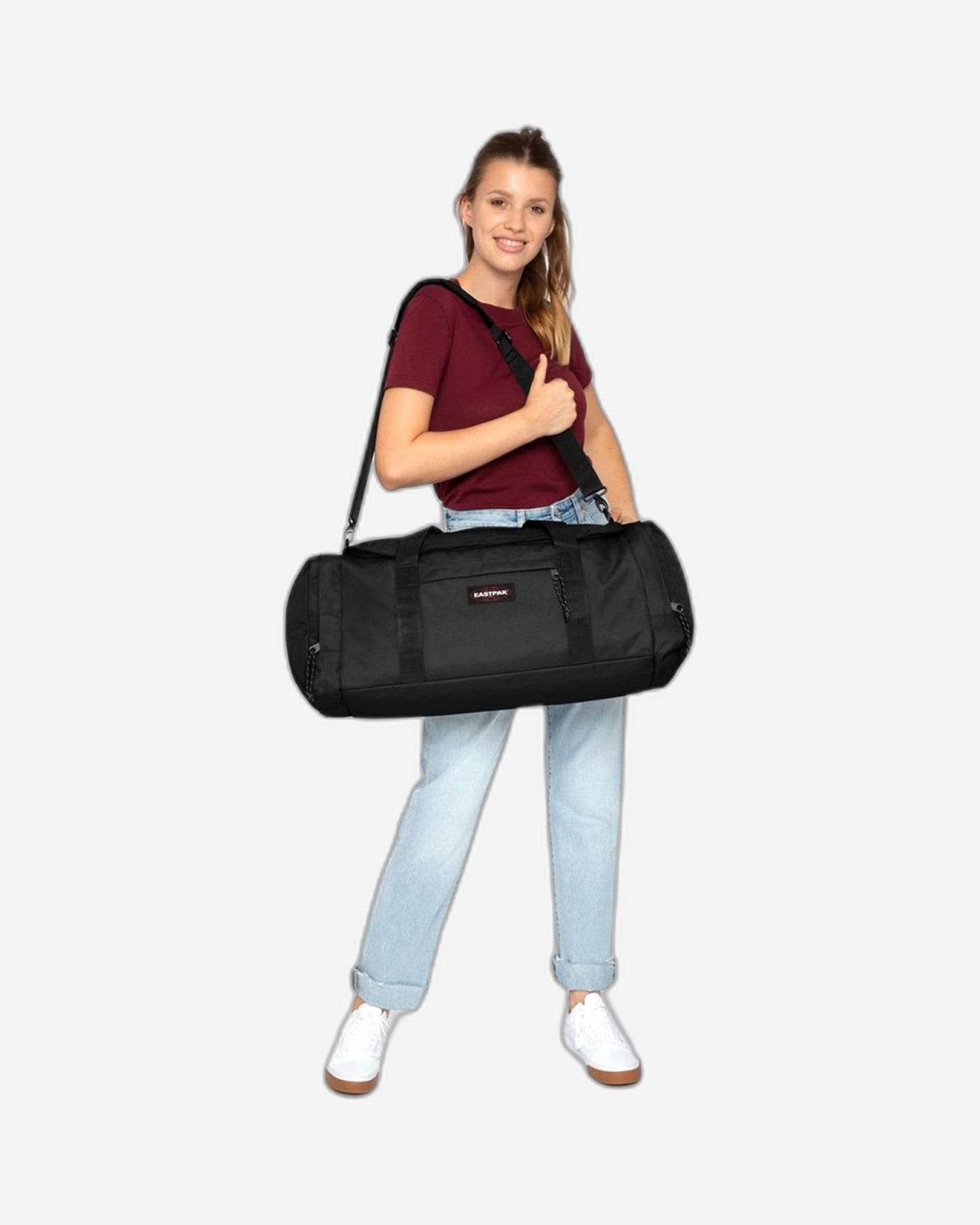 Eastpak Reader M + حقيبة دفل متوسطة سوداء - EK00082D0081