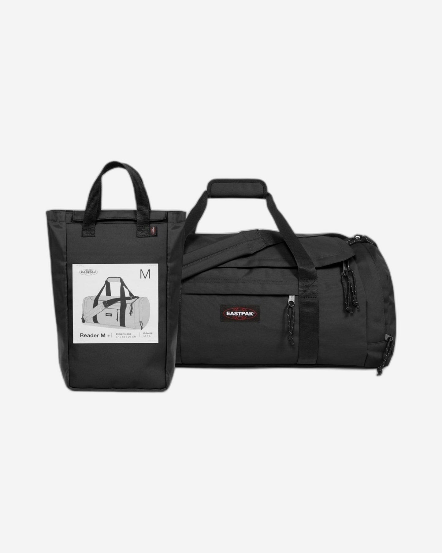Eastpak Reader M + حقيبة دفل متوسطة سوداء - EK00082D0081