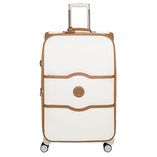 Delsey Paris Chatelet Soft+ Expandable 77cm Angora Luggage