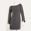KNIT CREPE ORIGMI SLV SHIFT