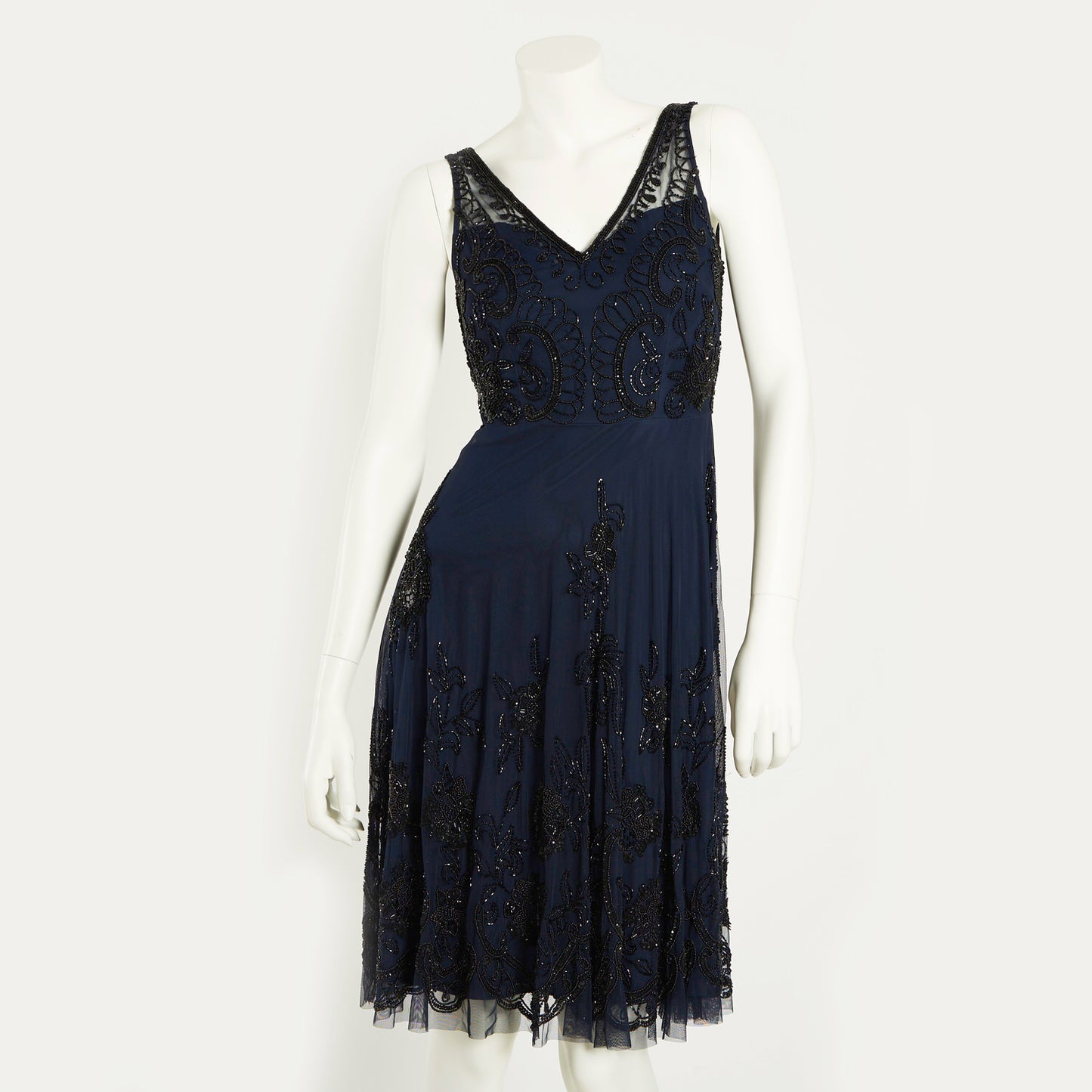 BEADED SHORT DRESS