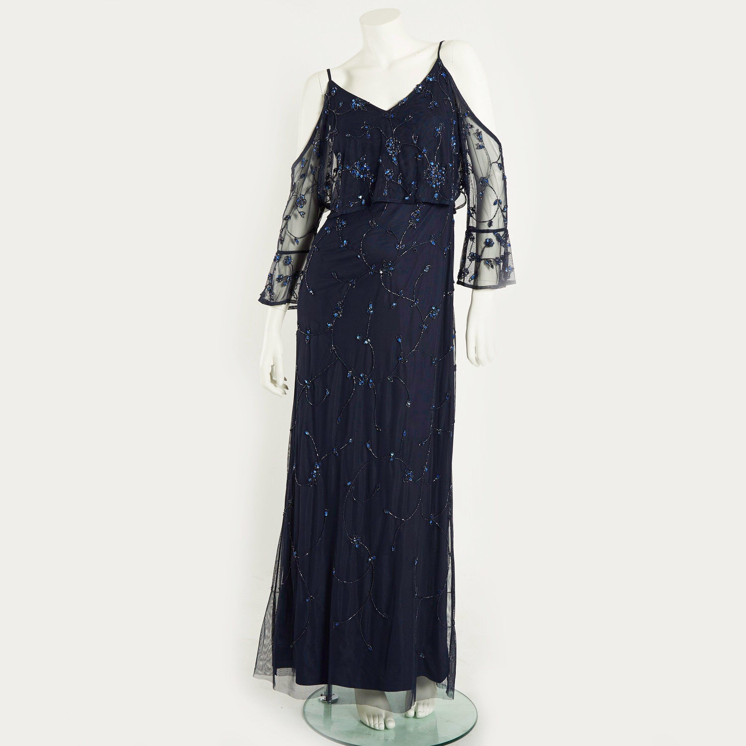 BEADED LONG DRESS