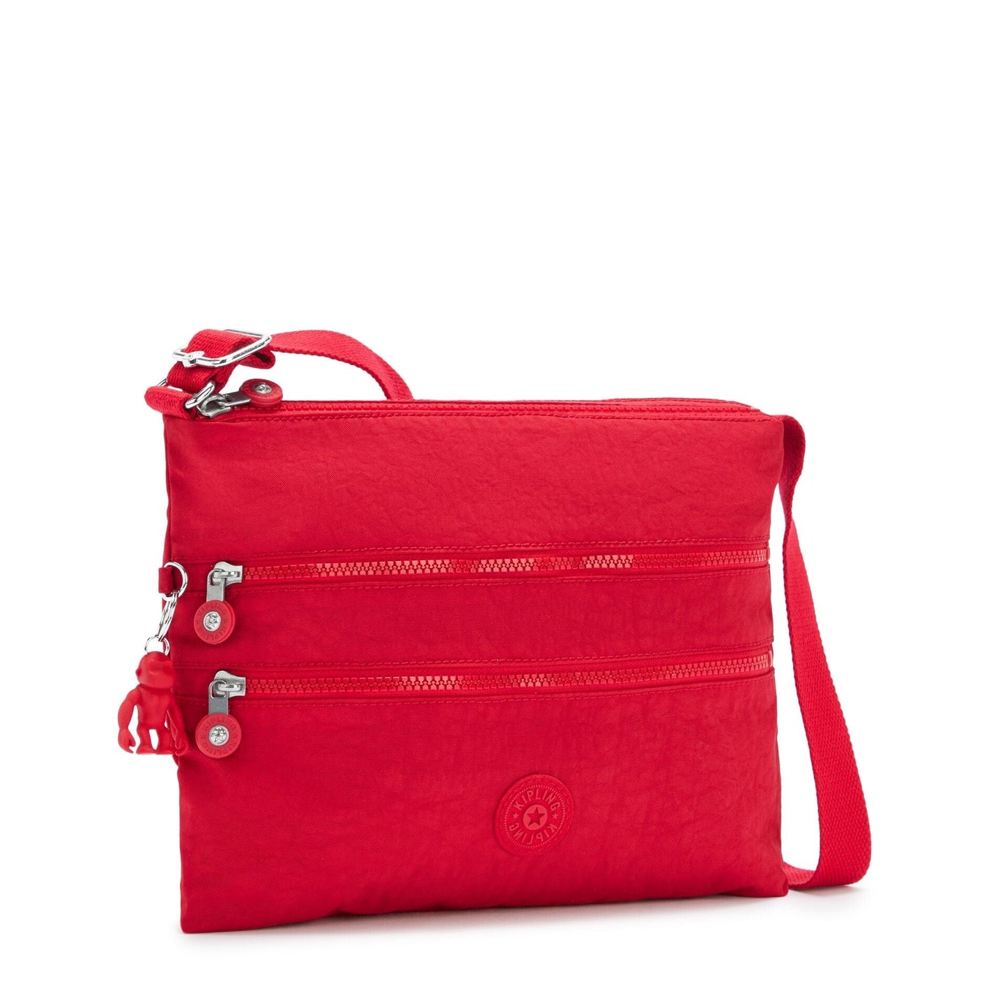 KIPLING-ALVAR-حقيبة كروس بودي متوسطة الحجم-أحمر روج-13335-Z33