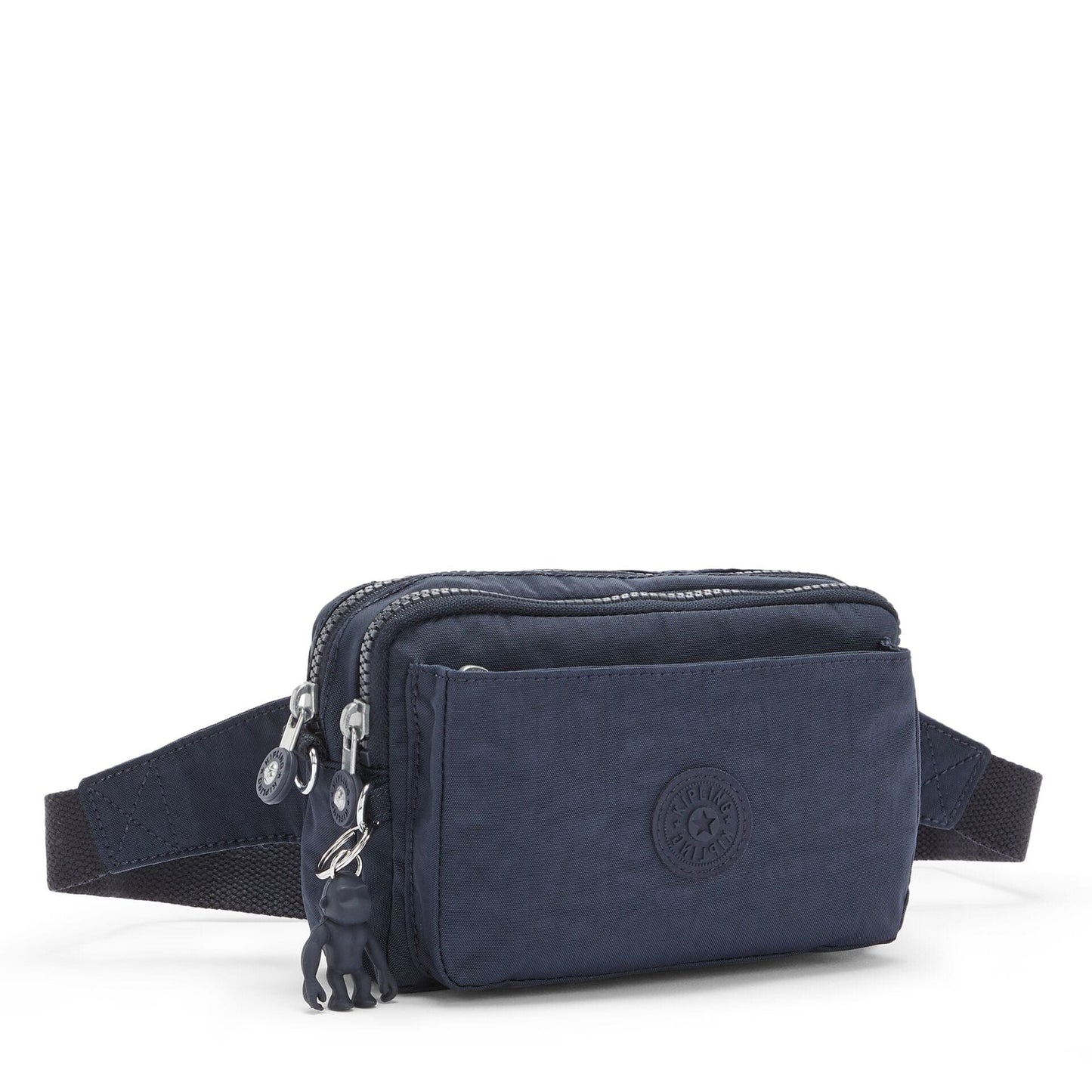 KIPLING Abanu Multi Blue Bleu 2 حقيبة صغيرة كروس بودي قابلة للتحويل إلى حقيبة خصر (مع حزام كتف قابل للإزالة) I3795-96V