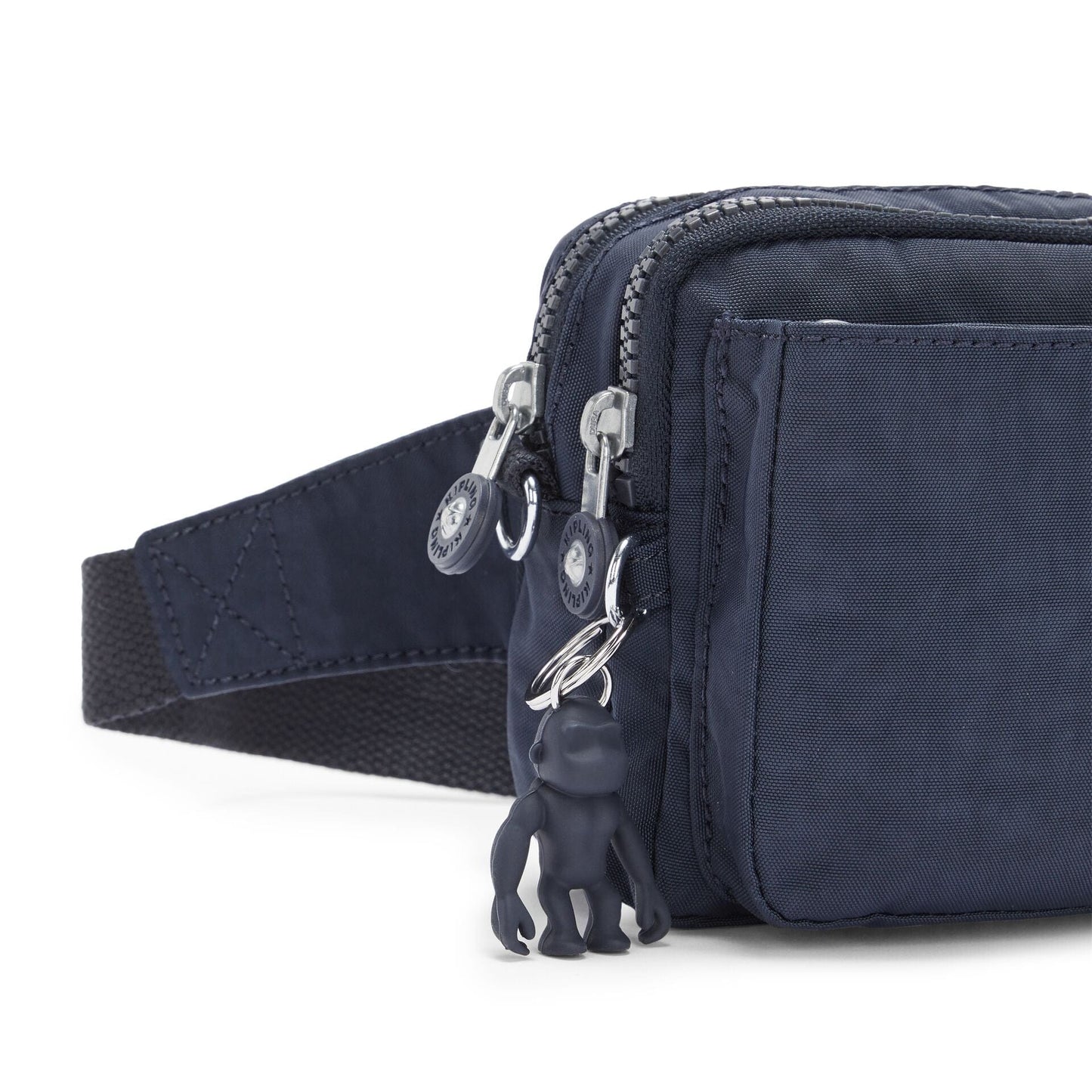 KIPLING Abanu Multi Blue Bleu 2 حقيبة صغيرة كروس بودي قابلة للتحويل إلى حقيبة خصر (مع حزام كتف قابل للإزالة) I3795-96V