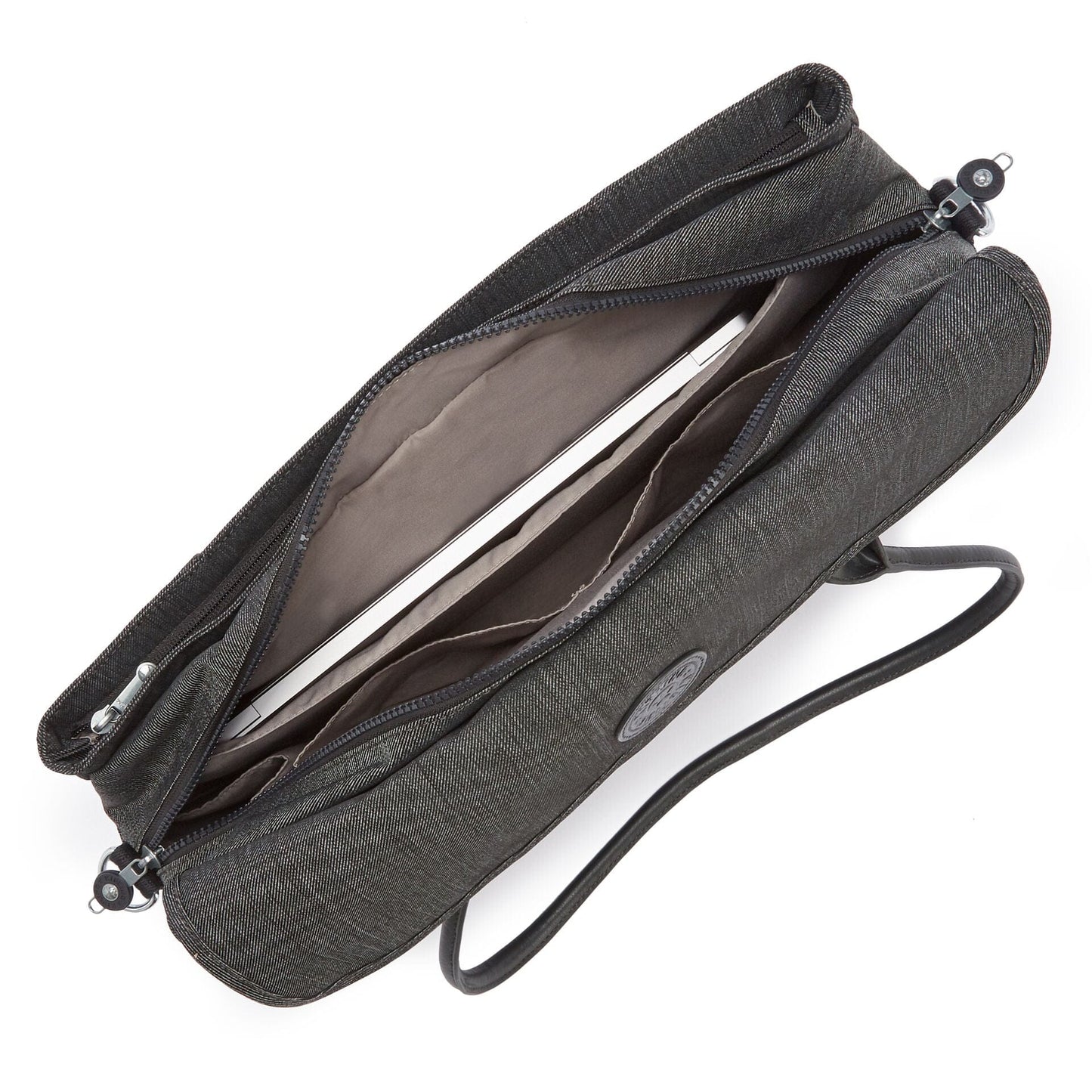 KIPLING-SUPERWORKER-حقيبة عمل (مع حزام كتف قابل للإزالة) - أسود فلفلي - I5190-78S