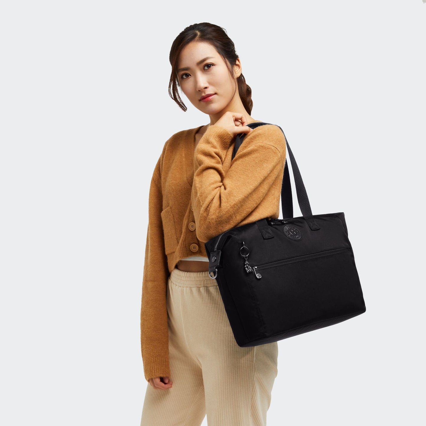 KIPLING-ILIA-حقيبة كمبيوتر كبيرة-أسود داكن-I5732-53F - I5732-53F