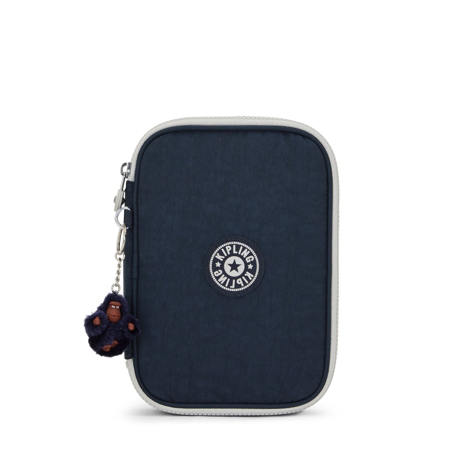 KIPLING-100 Pens-Large pencase holds up to 100 pens-True Blue Grey-09405-U84