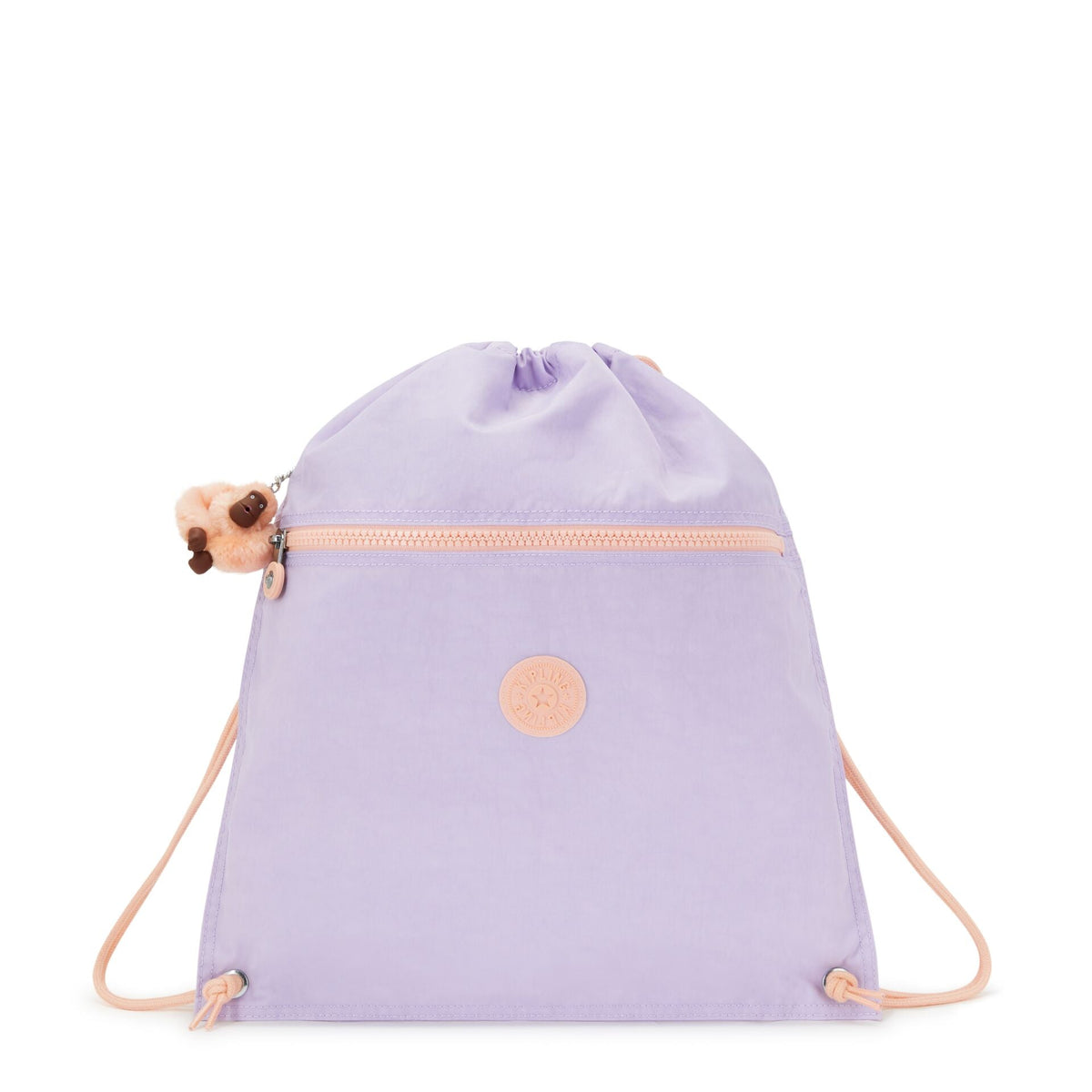 KIPLING-Supertaboo-Medium Drawstring Bag-Endless Lila Combo-09487-1PU