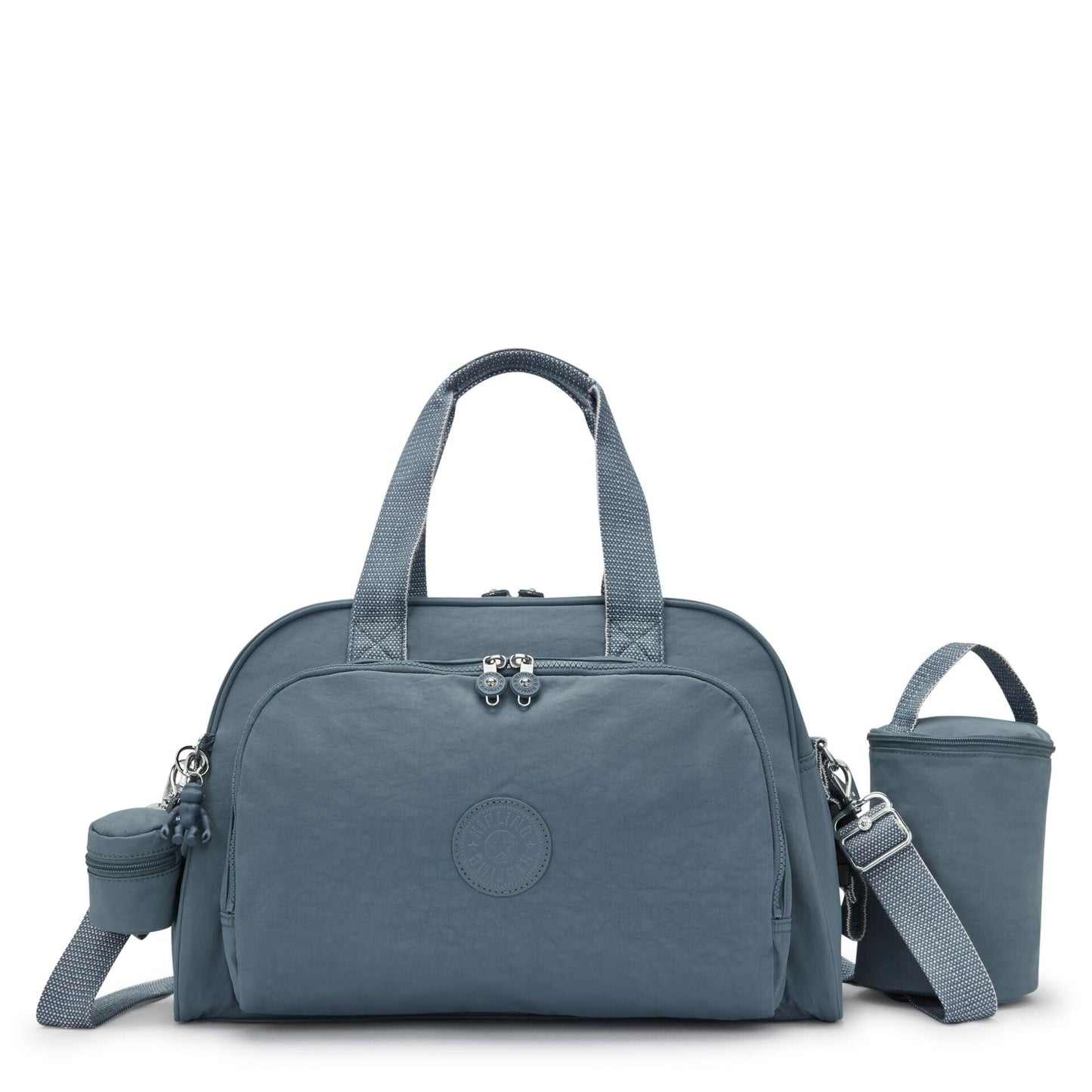 KIPLING-Camama-Large babybag (with changing mat)-Brush Blue-10153-V35