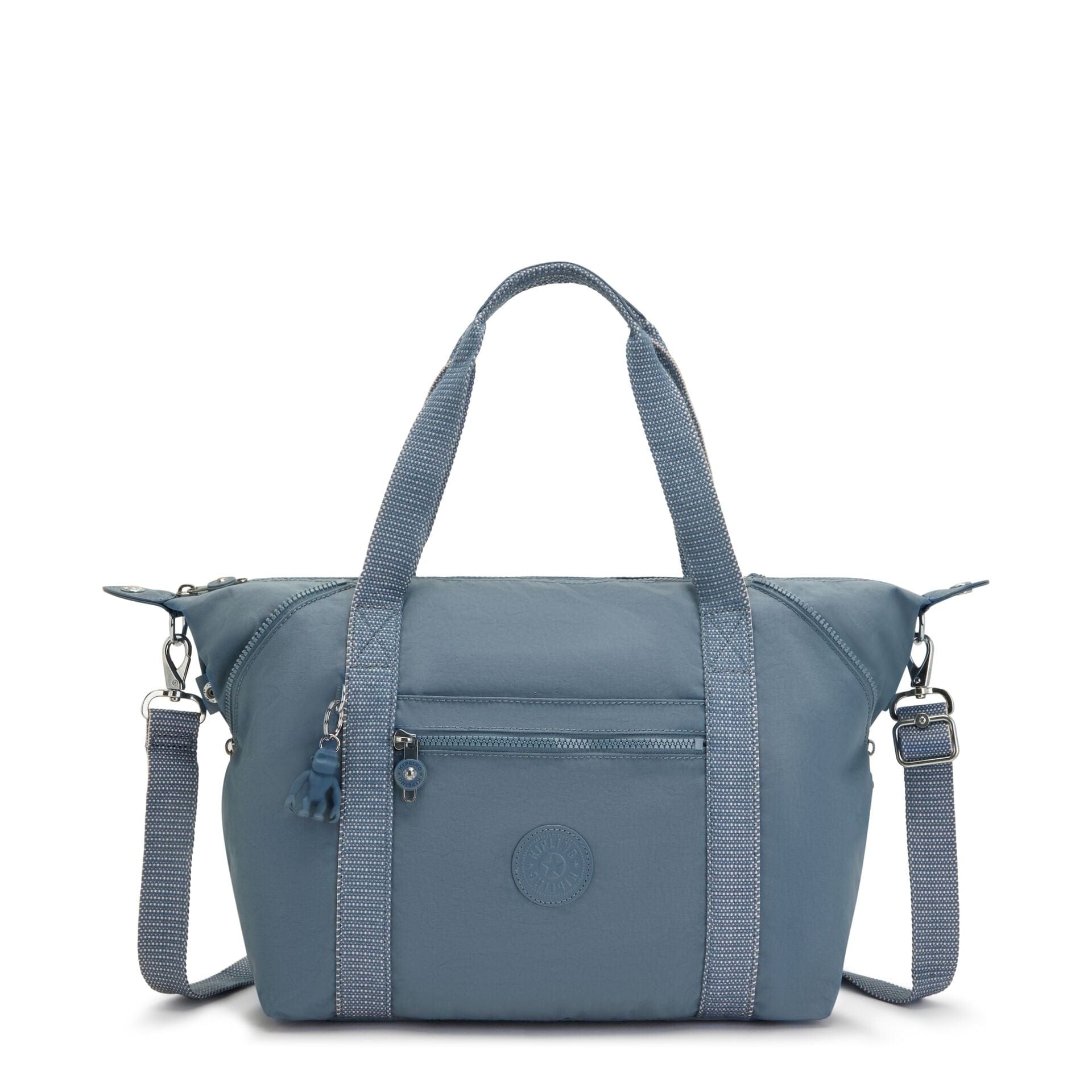 KIPLING-Art-Medium Tote-Brush Blue-10619-V35