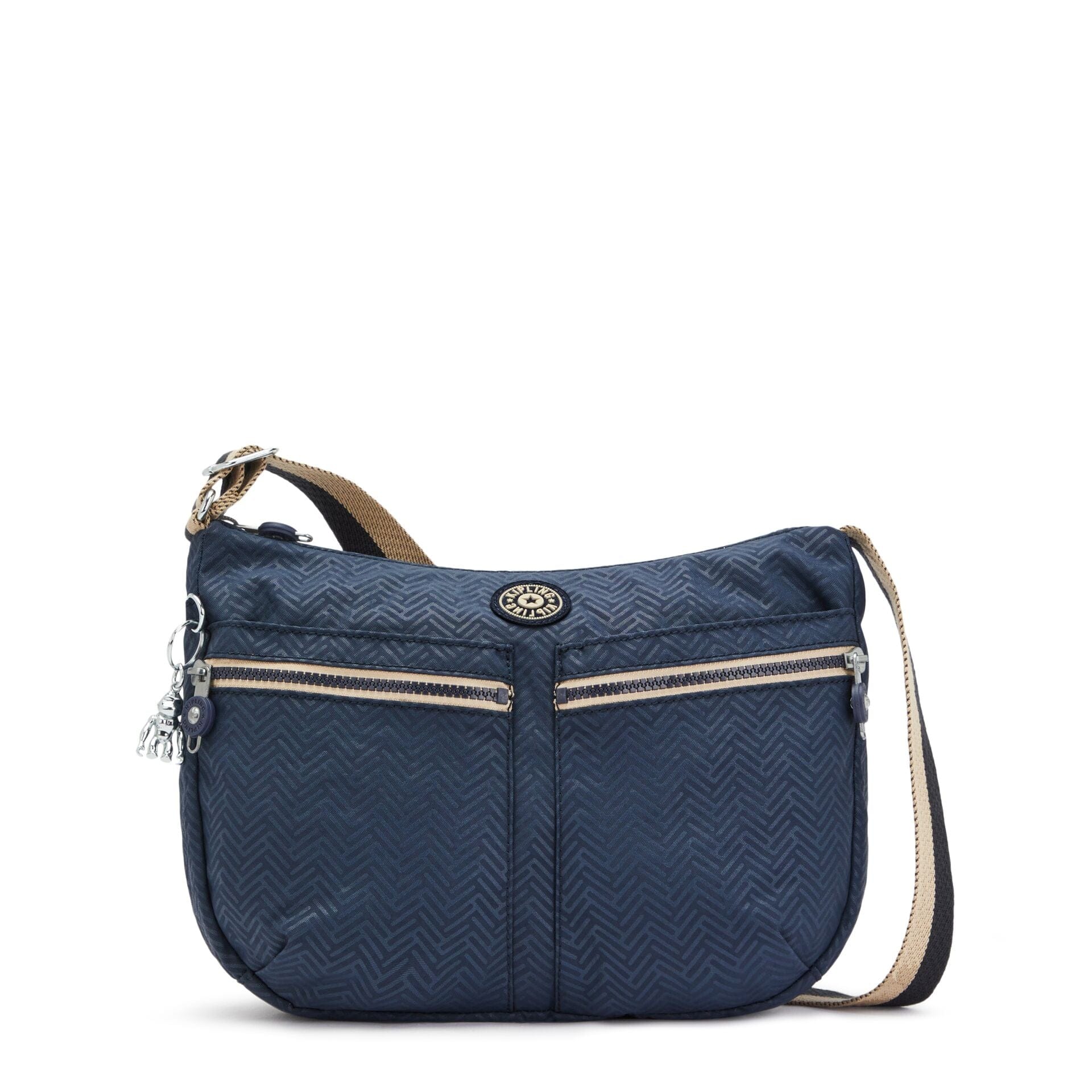 KIPLING-Izellah-Medium crossbody-Endless Bl Emb-12592-Y36