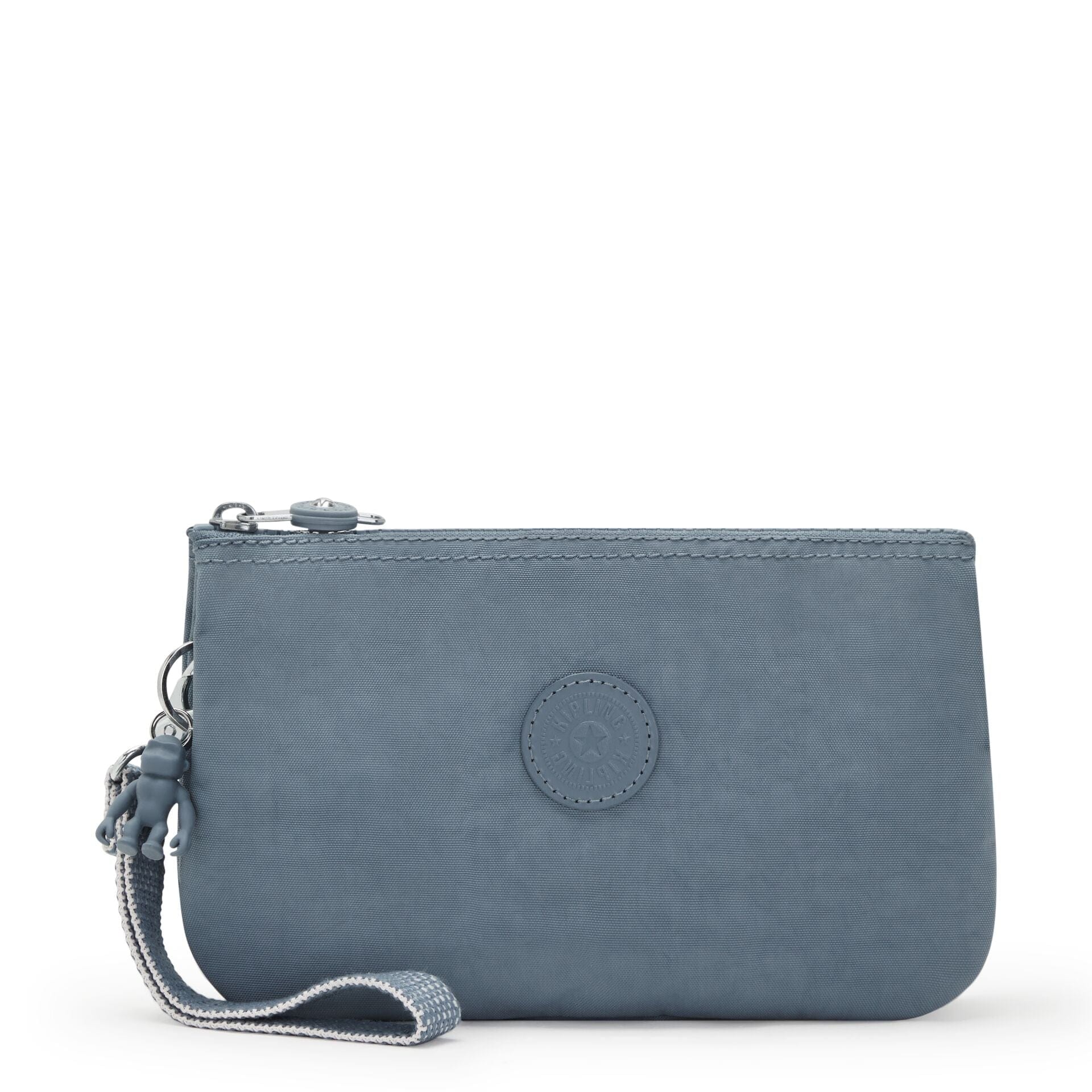 KIPLING-Creativity Xl-Extra large purse (with wristlet)-Brush Blue-15156-V35