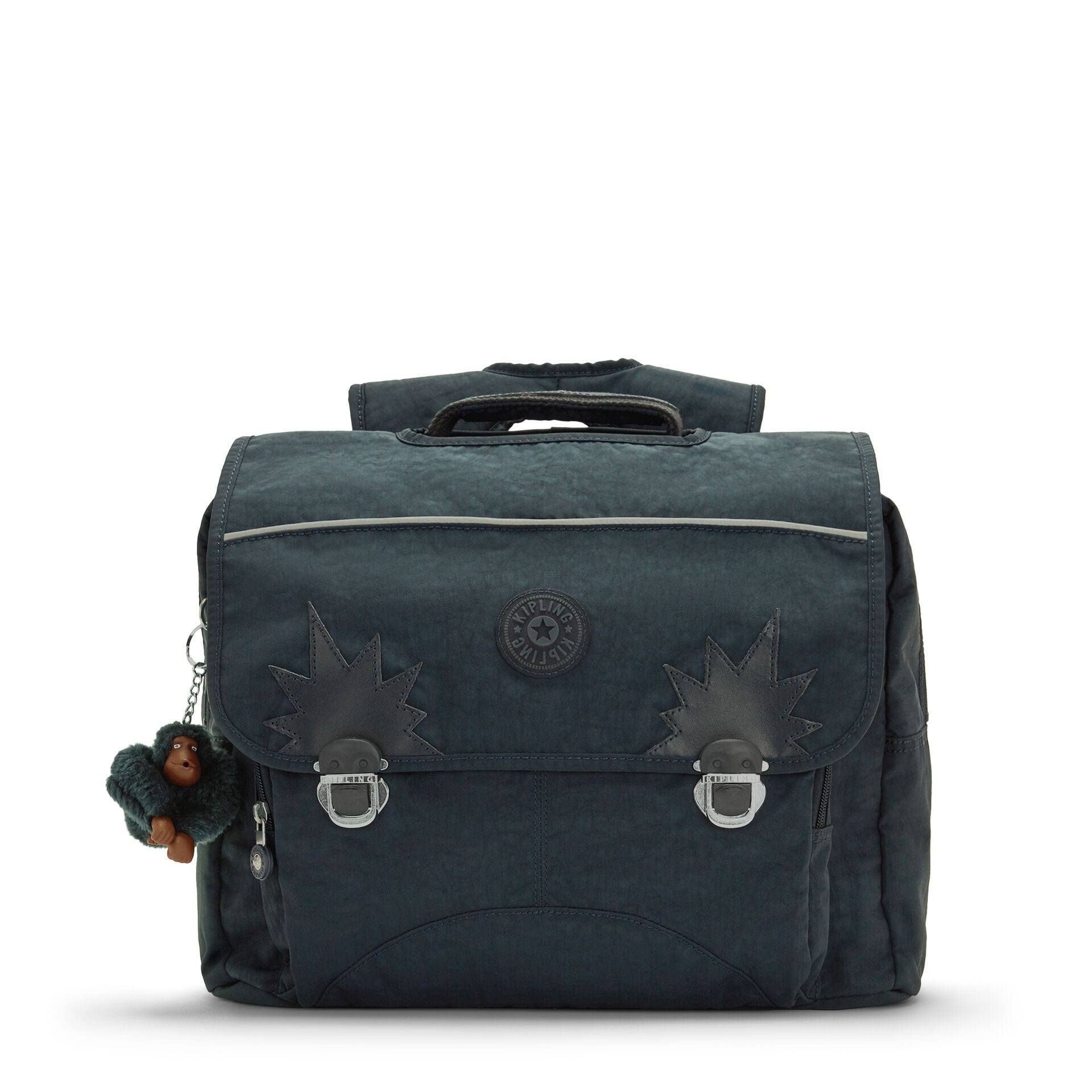 KIPLING-Iniko-Medium backpack (with laptop protection)-True Blue Tonal-21092-4DX