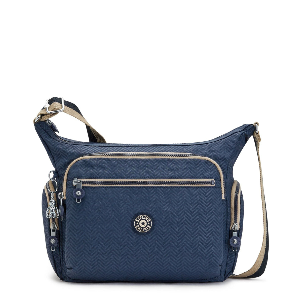 KIPLING-Gabbie-Medium crossbody-Endless Bl Emb-22621-Y36