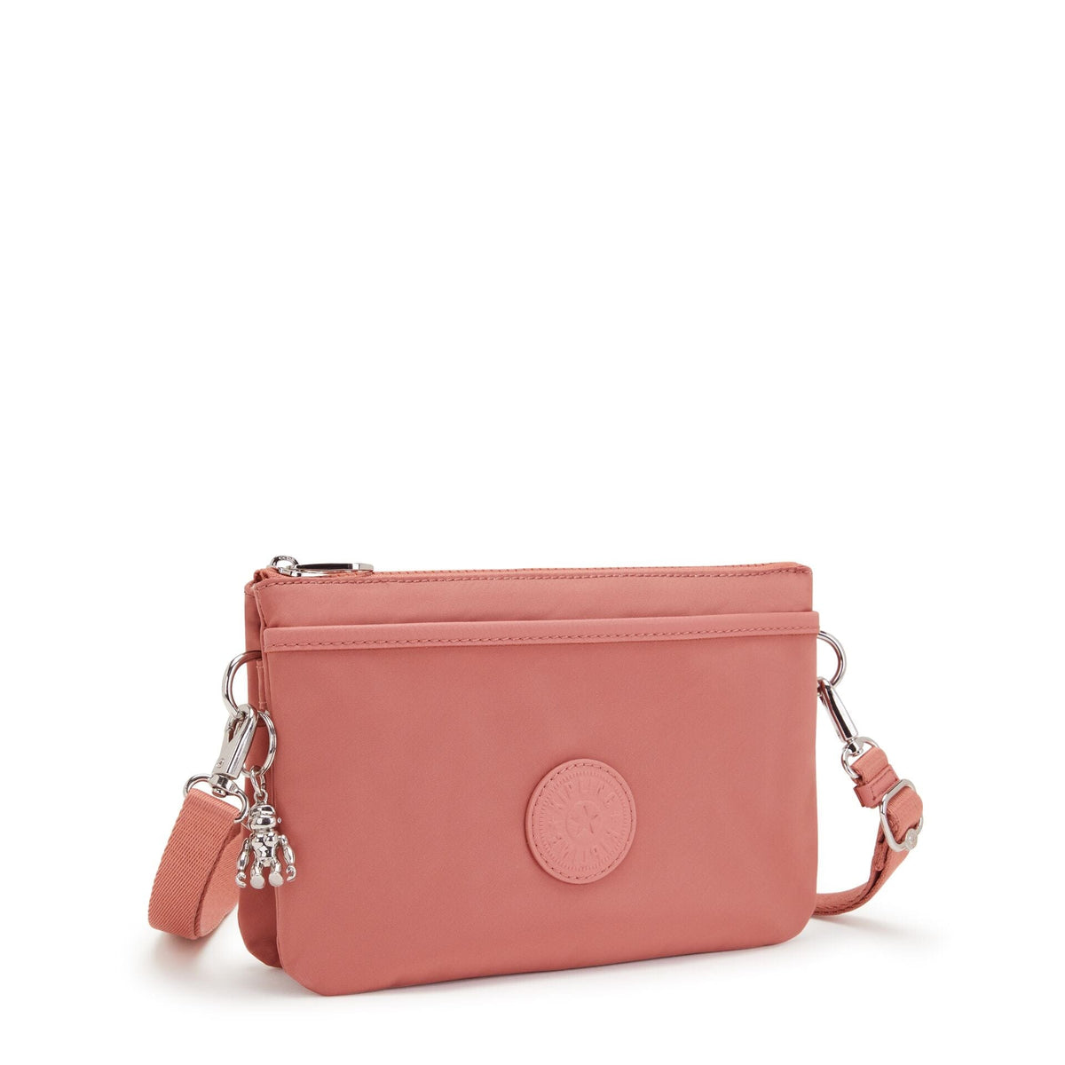 KIPLING-Riri-حقيبة كروس صغيرة (بحزام قابل للإزالة)-Almost Rose-72323-V48