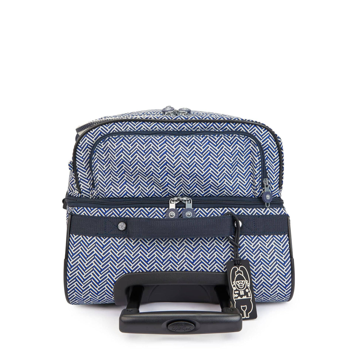 KIPLING-Teagan M-حقيبة سفر بعجلات متوسطة الحجم-Urban Chevron-I1210-V44