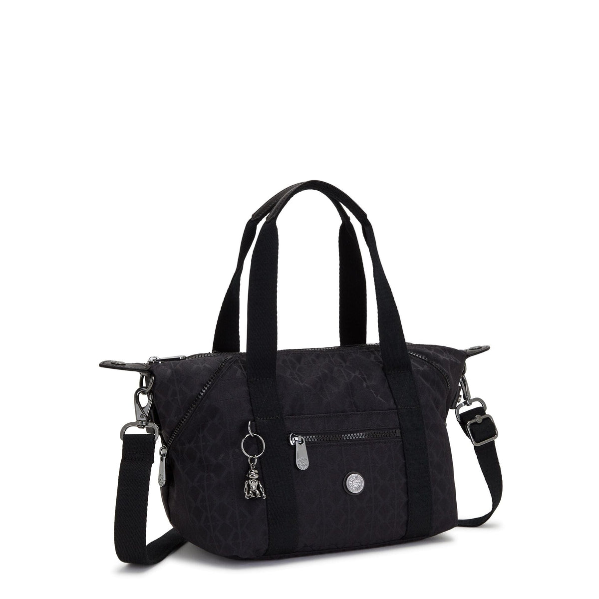حقيبة يد KIPLING-Art Mini-Small (بحزام كتف قابل للإزالة) - Signature Blk Q-I2526-M34